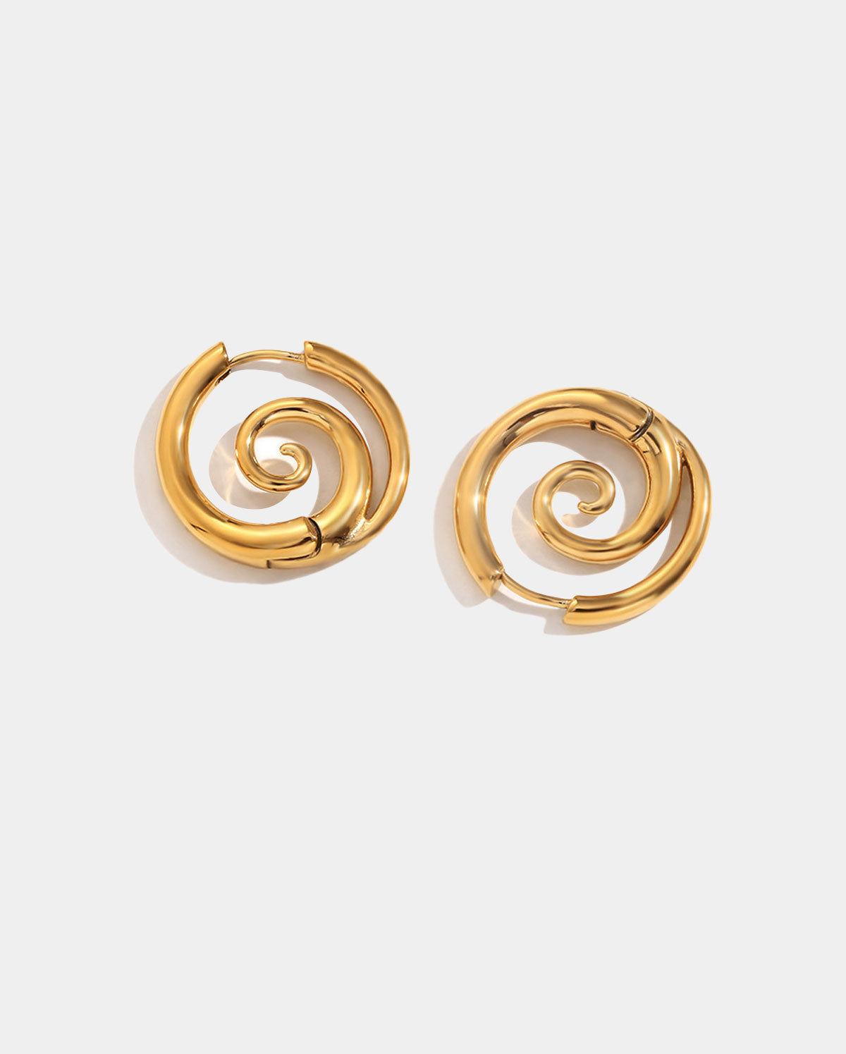 oufer gold Faux Stretched Earrings