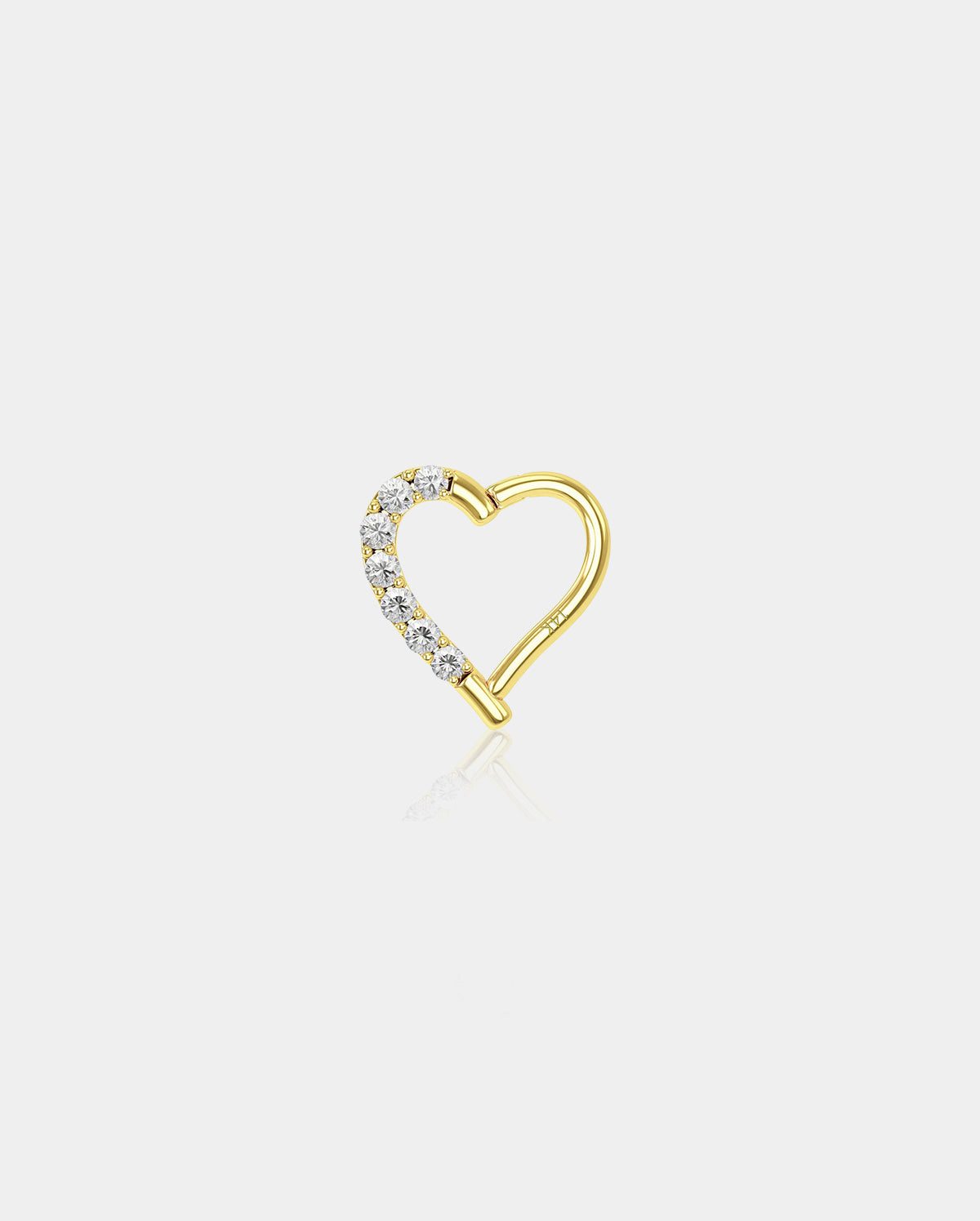 daith heart jewelry
