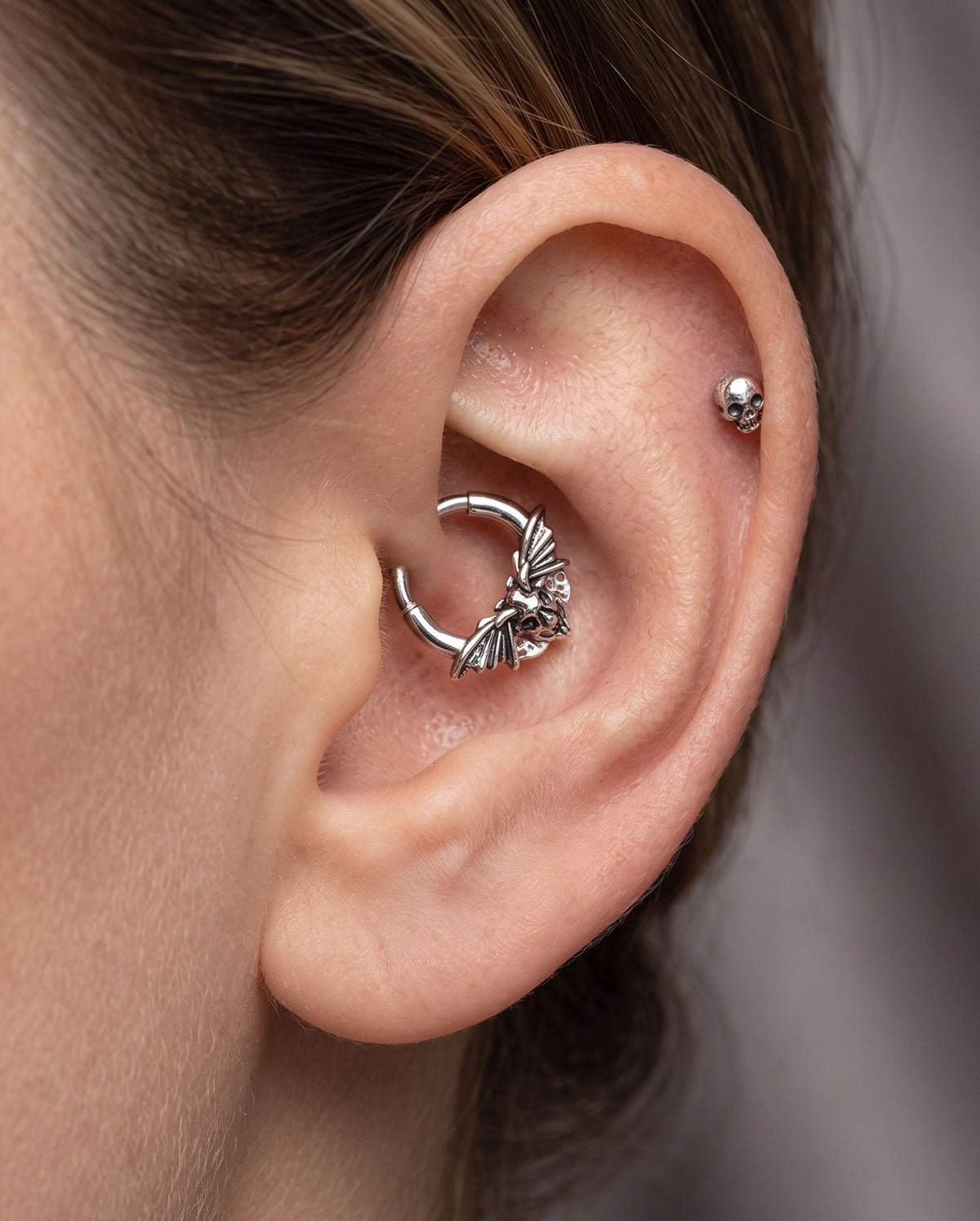 skull moth daith piercing