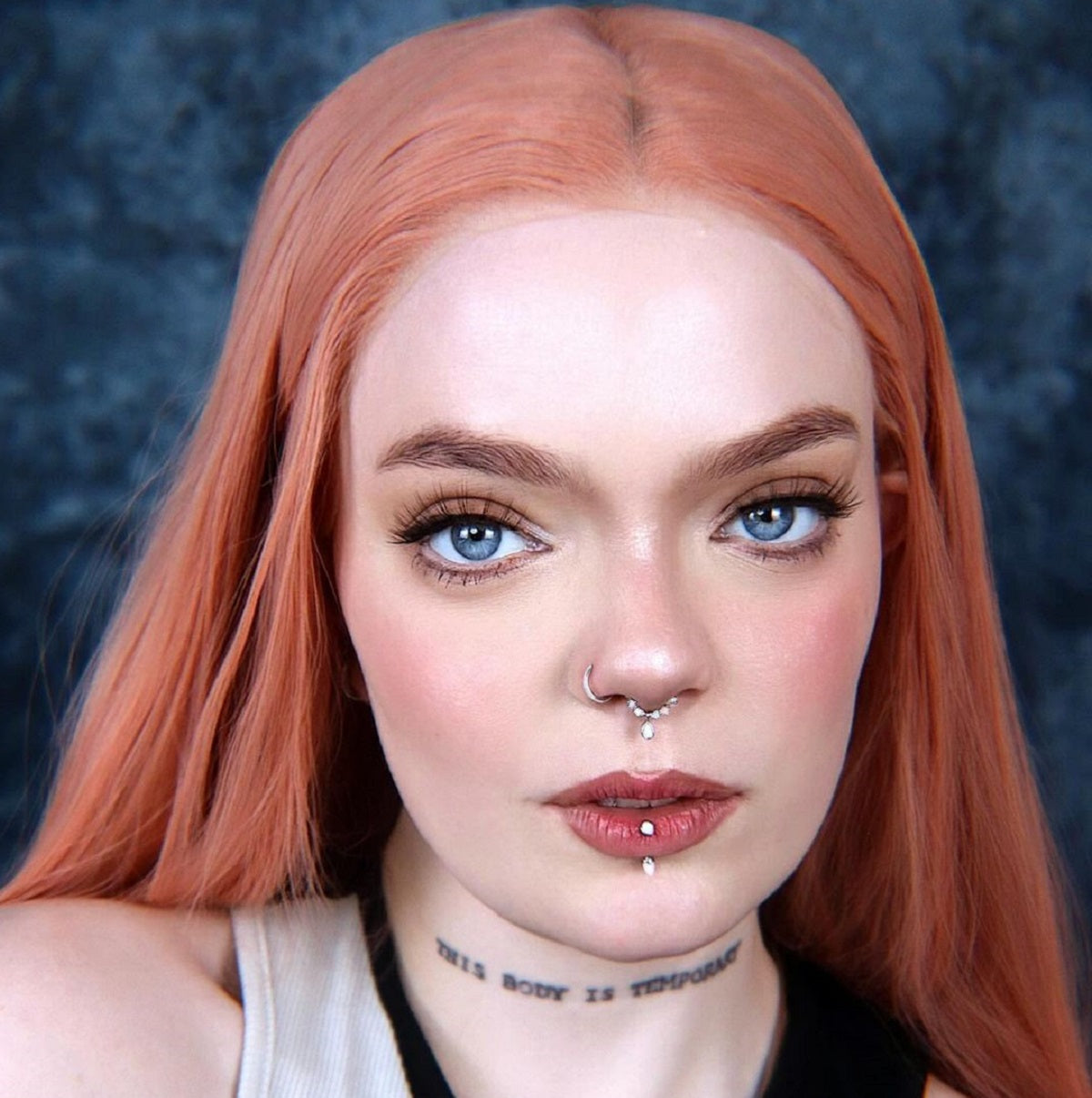 Dangle Diamond Septum Ring