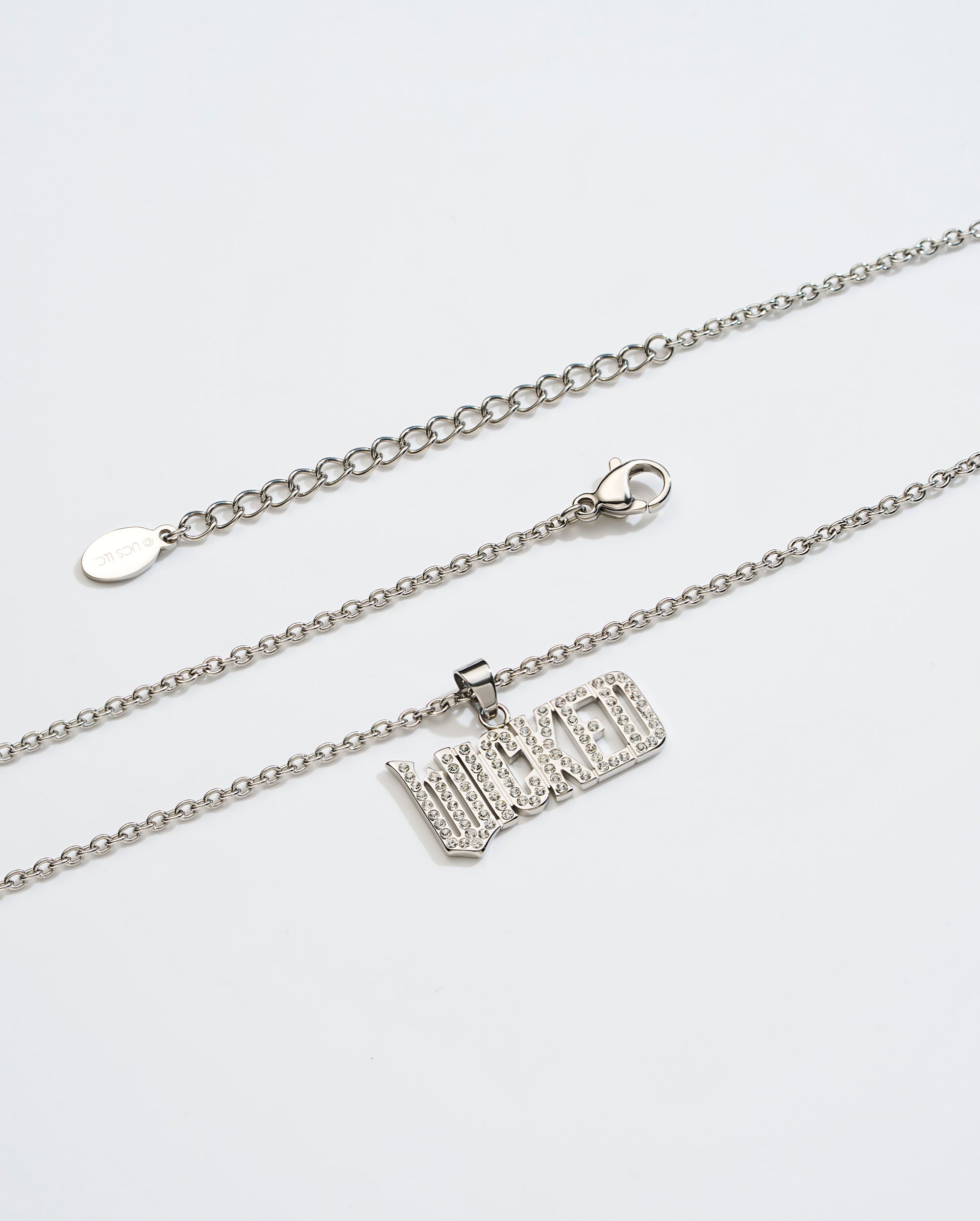 WICKED X OUFER "WICKED" Letter CZ Necklace