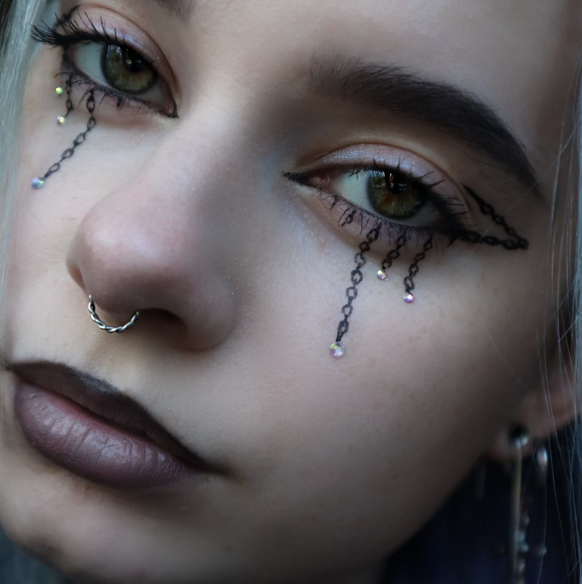 Braided Hinged Segment Daith Septum Ring