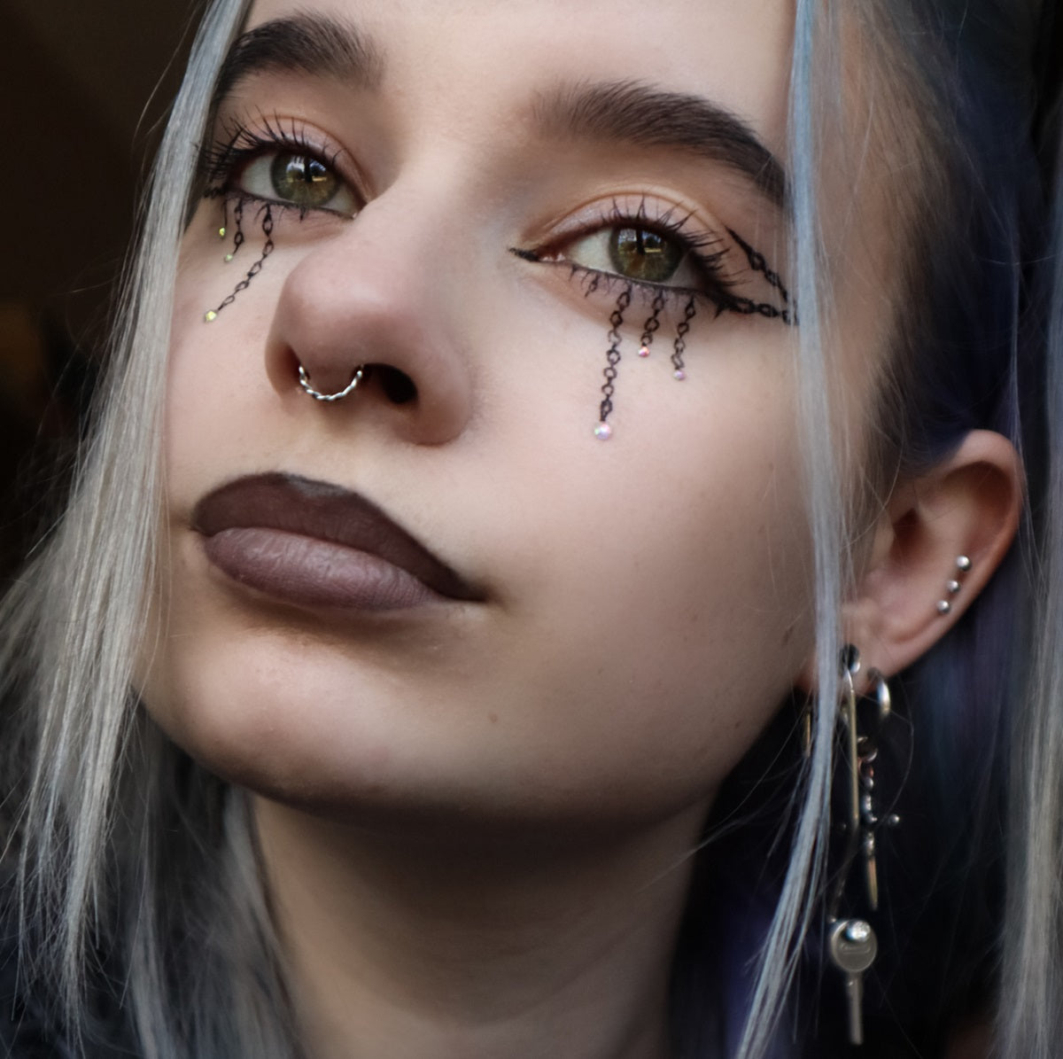 Braided Hinged Segment Daith Septum Ring