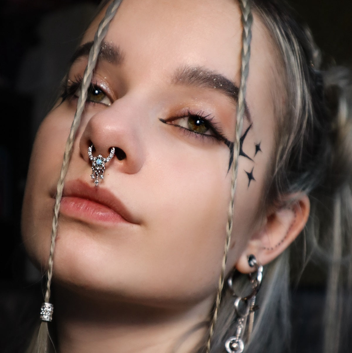 Dreamcatcher Dangle Segment Septum Ring