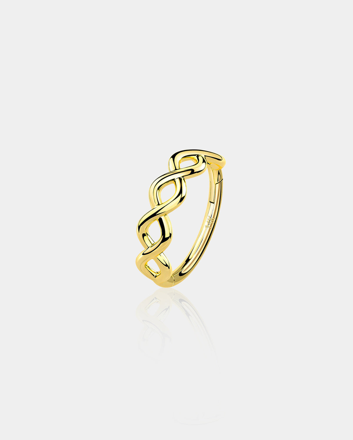 gold hoop for cartilage