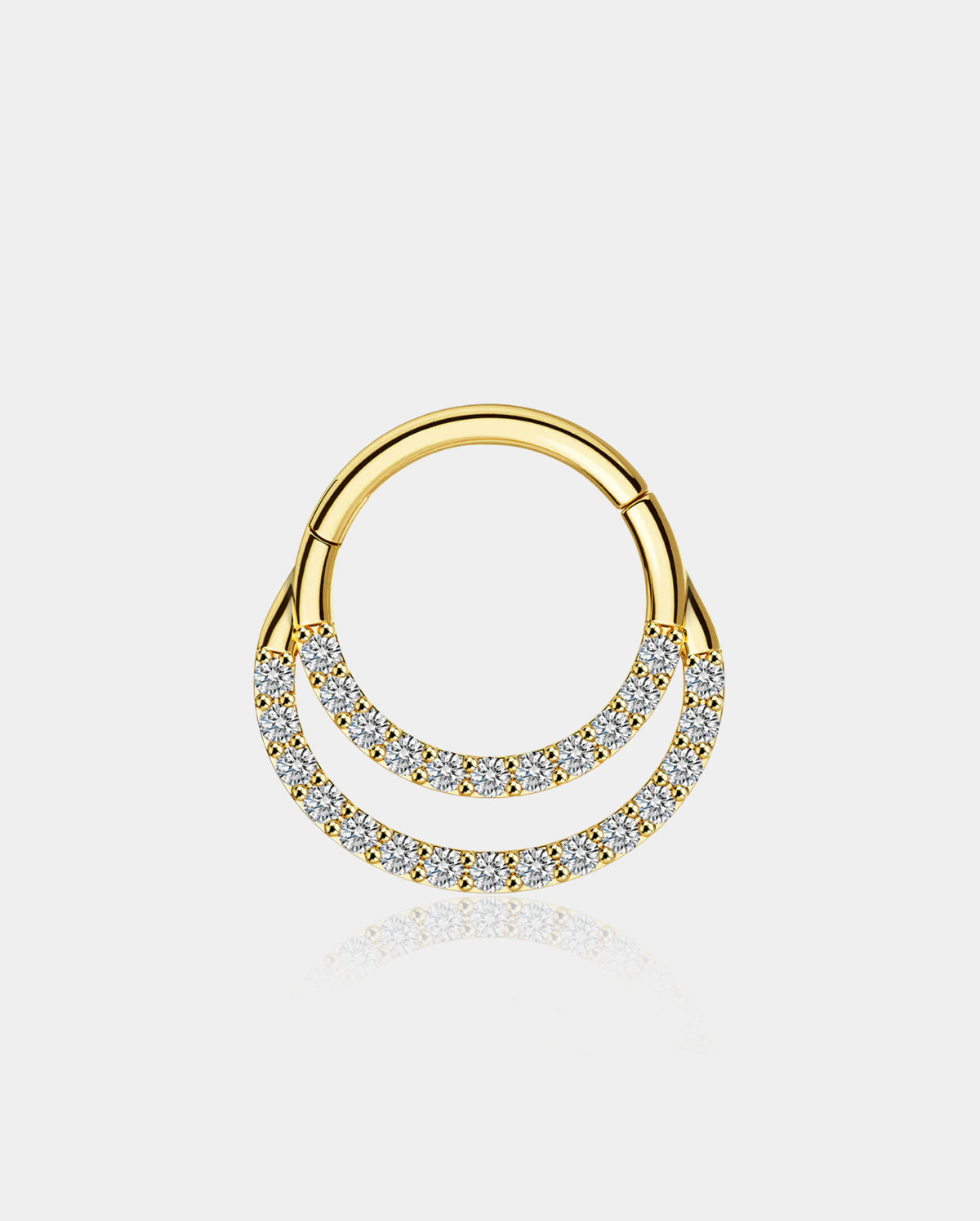14k gold septum ring