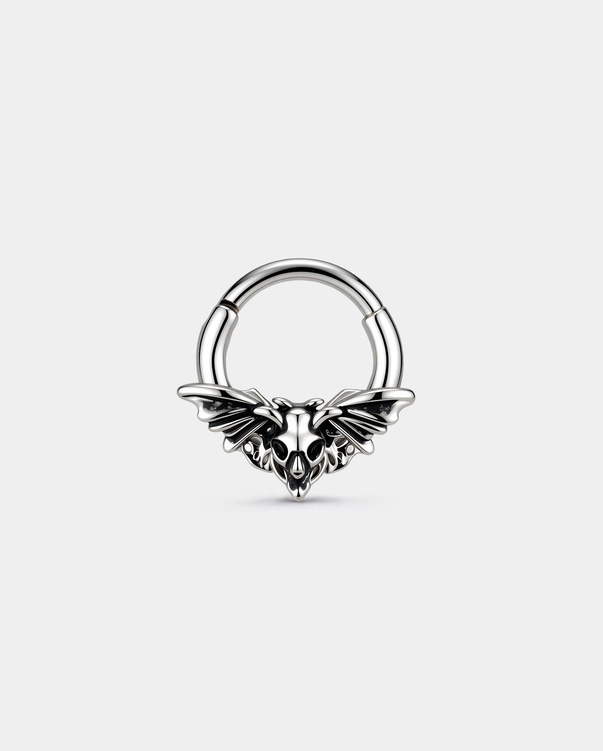 oufer Skull Moth septum ring