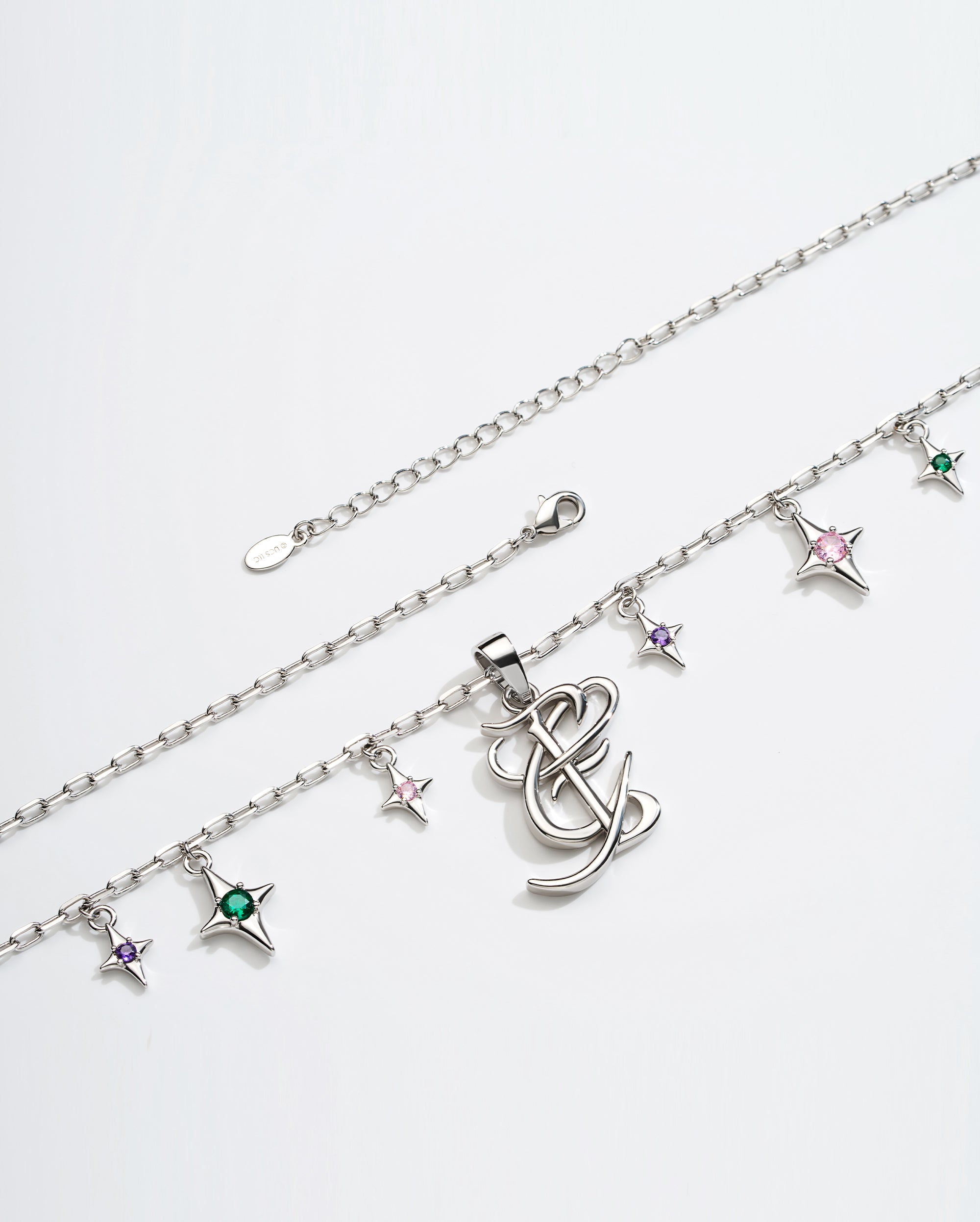 WICKED X OUFER Glinda & Elphaba Initial Star Charms Necklace