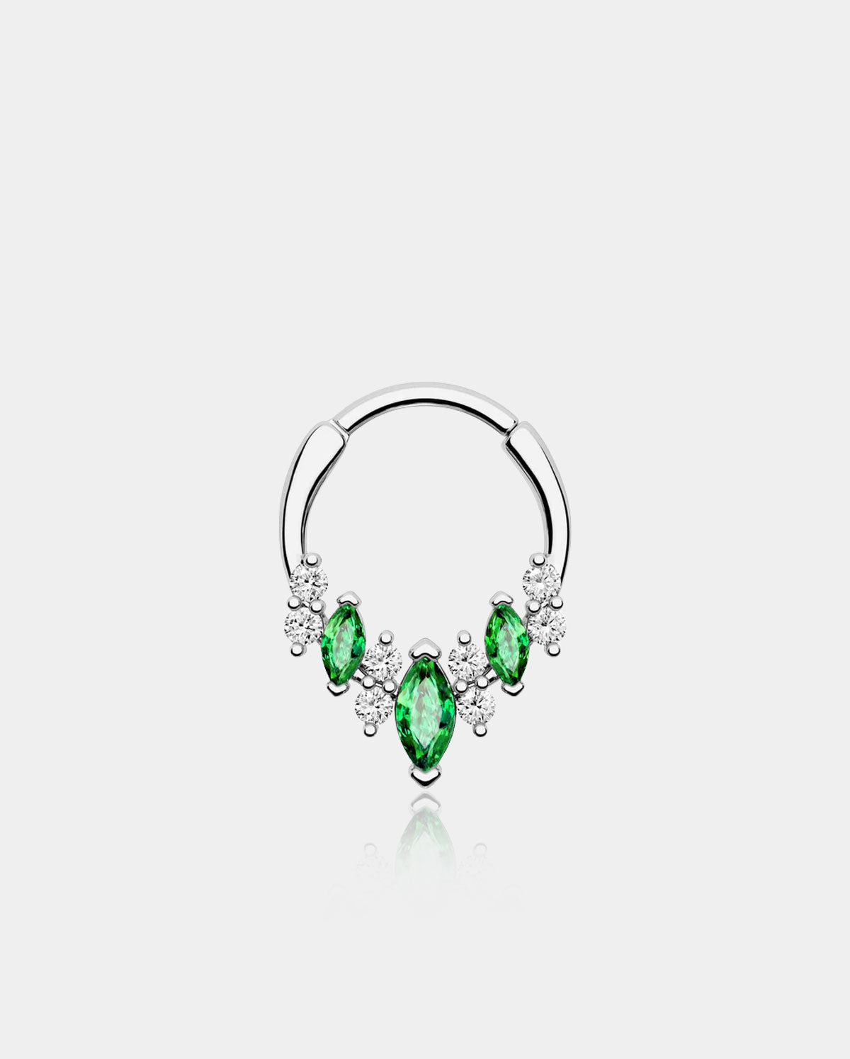 emerald septum ring