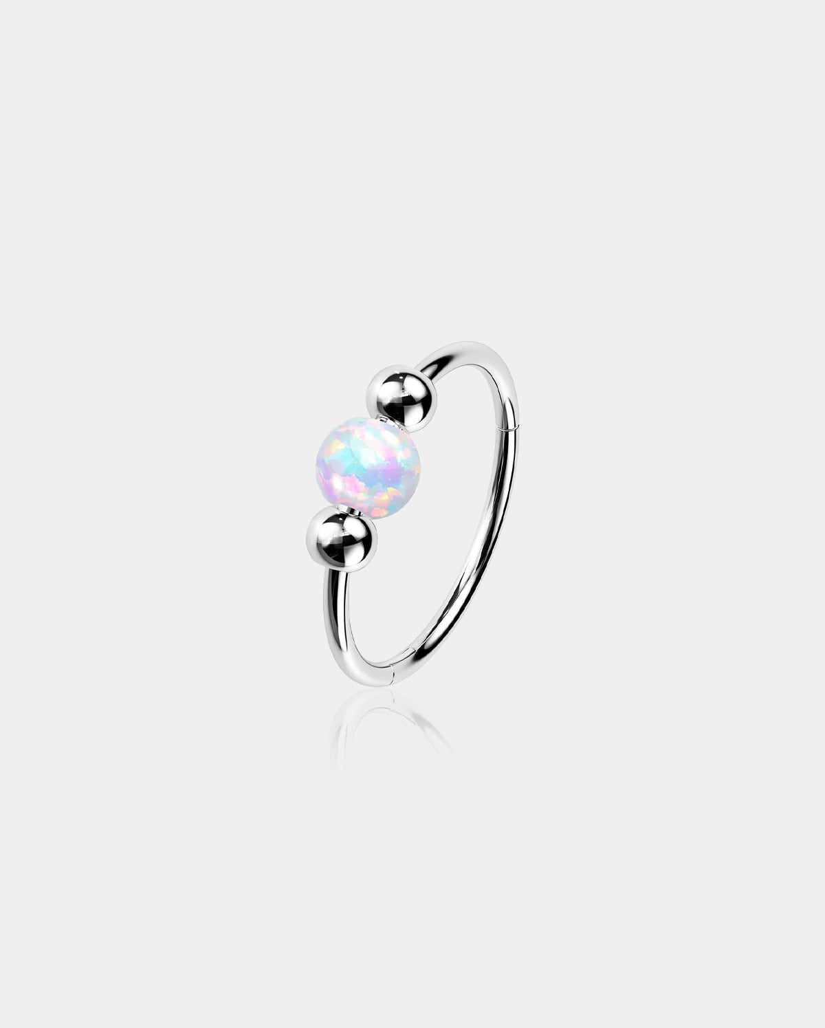 opal nose ring