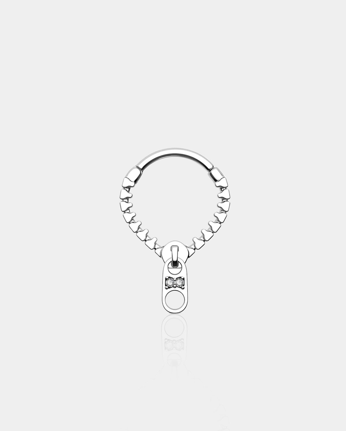 zipper septum ring
