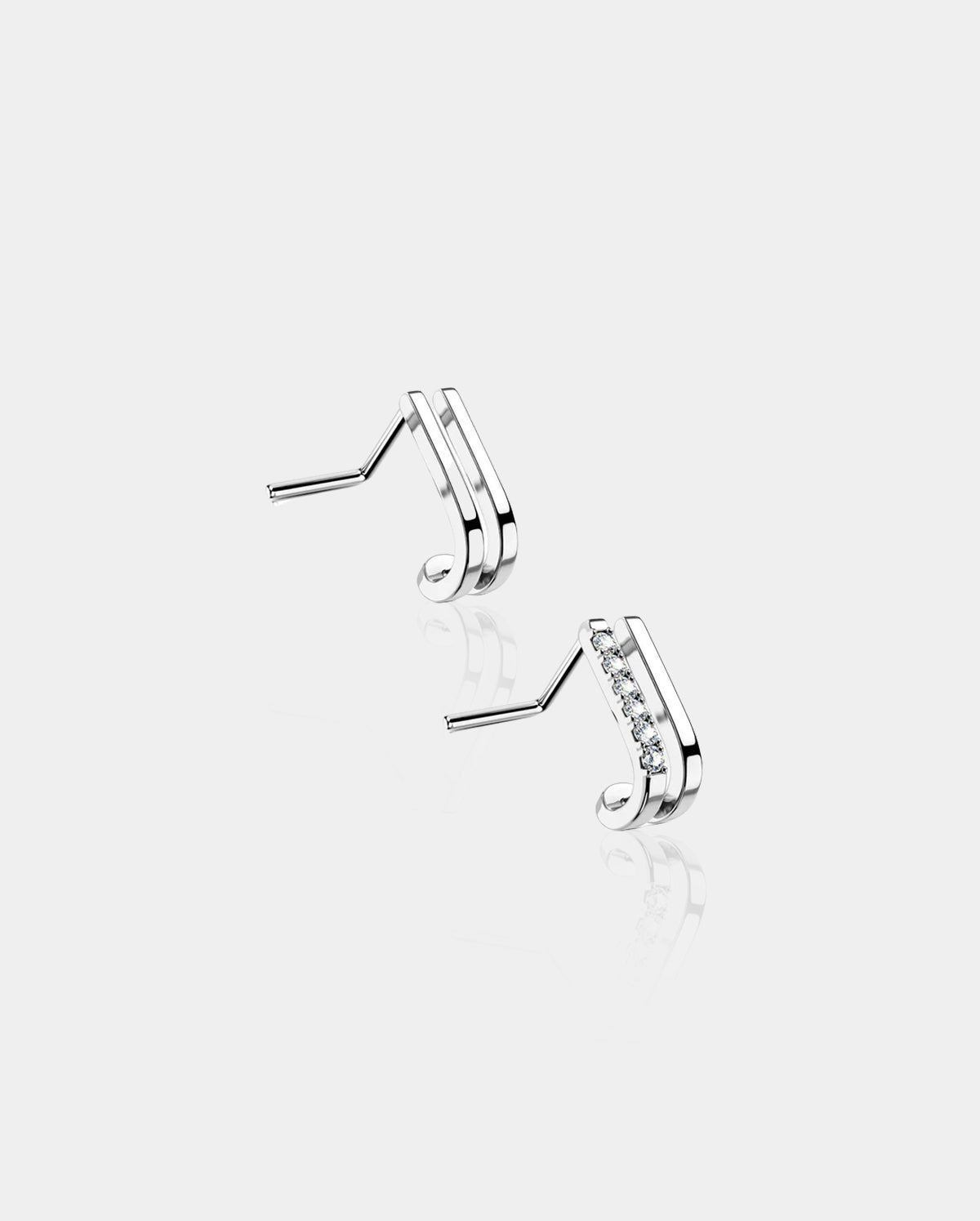 2PCS Musical Notes Nose Stud Pack