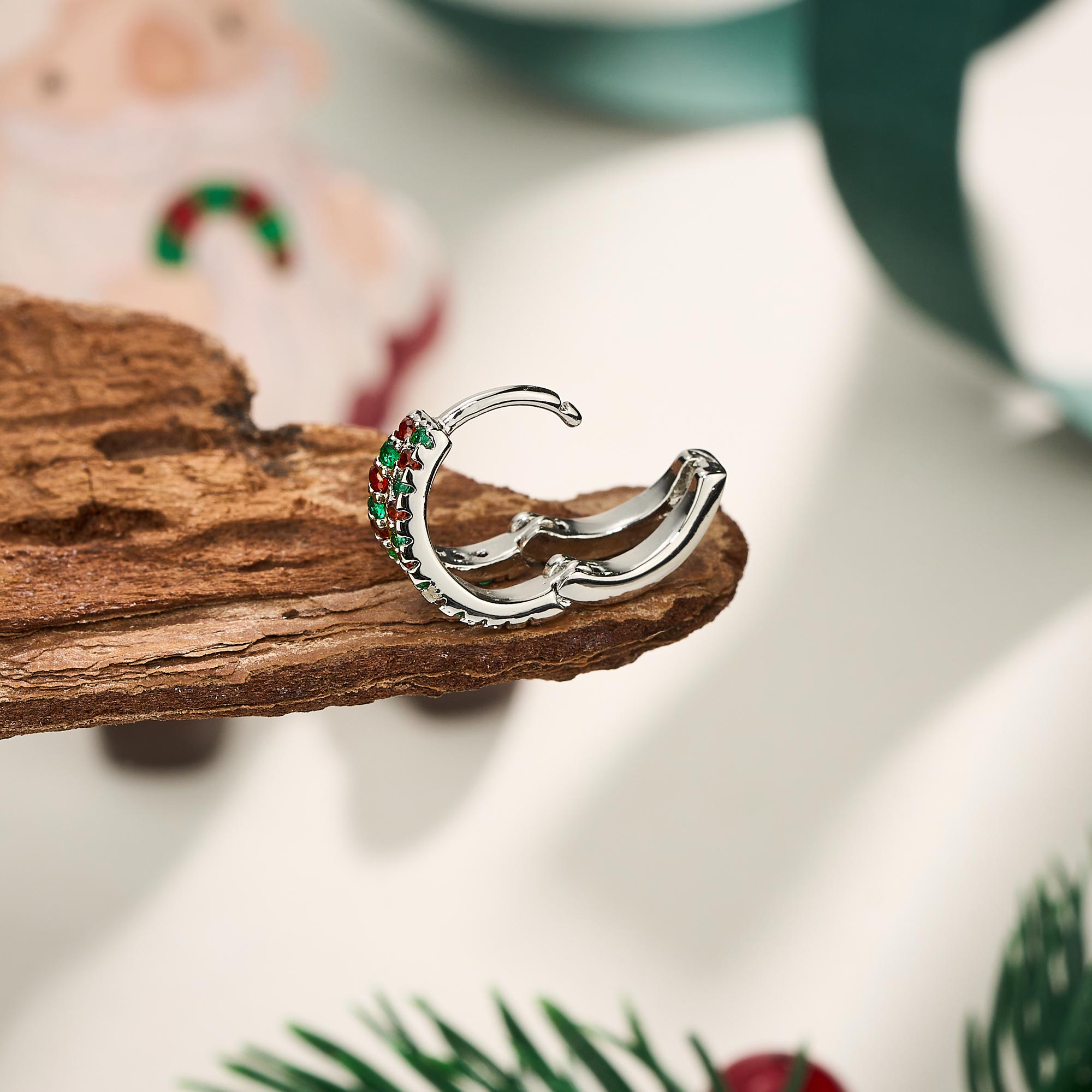 segment earring hoop