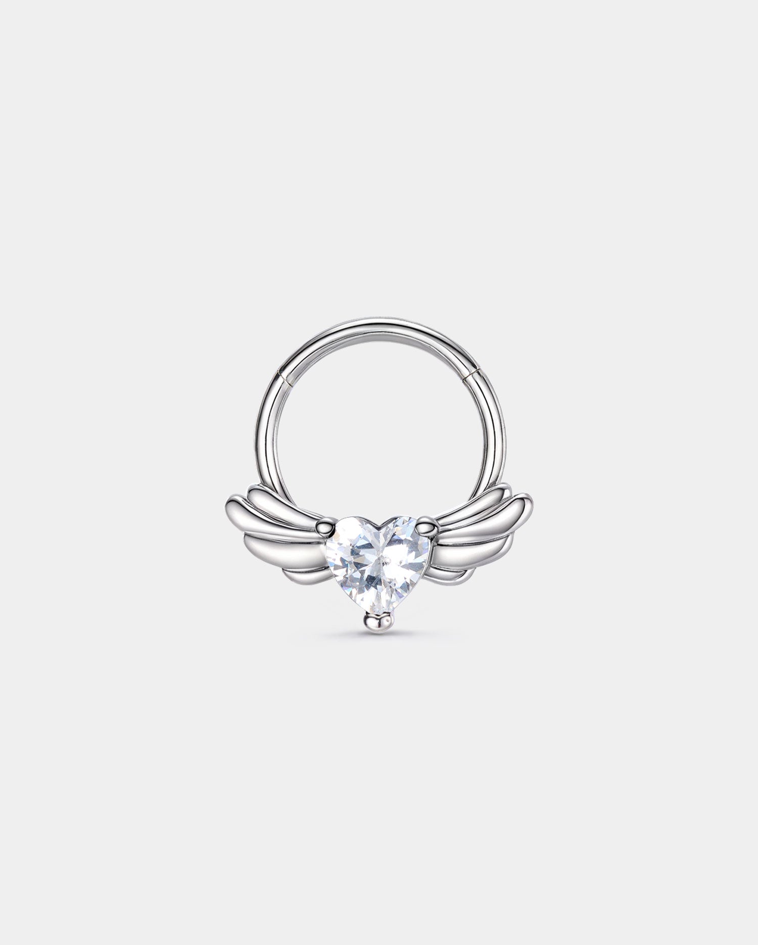 surgical steel heart septum ring