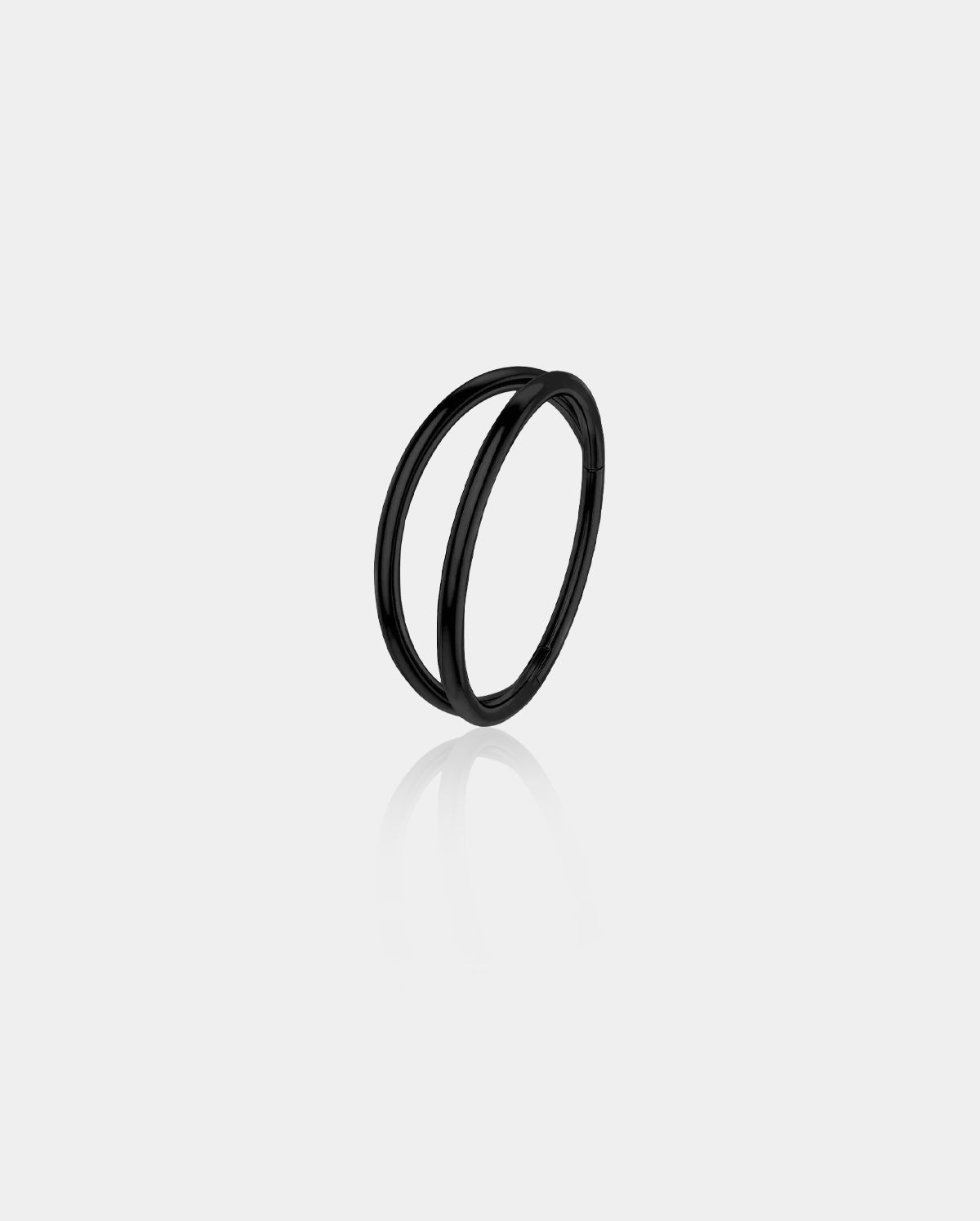 20G Double Hoop Hinged Segment Nose Ring