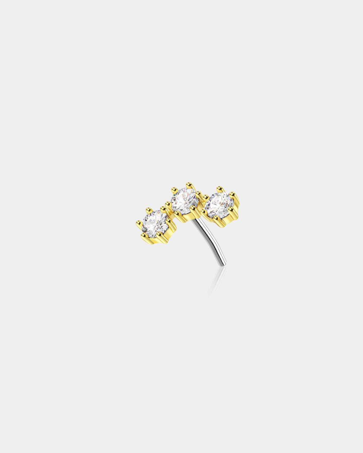 14k gold cartilage earring
