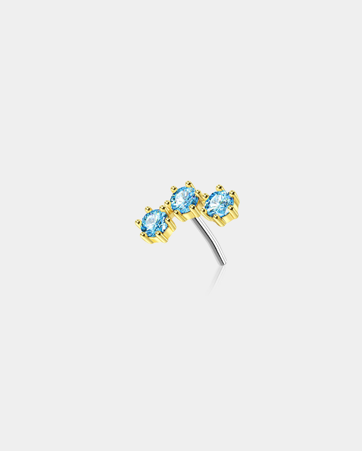 blue cartilage earring