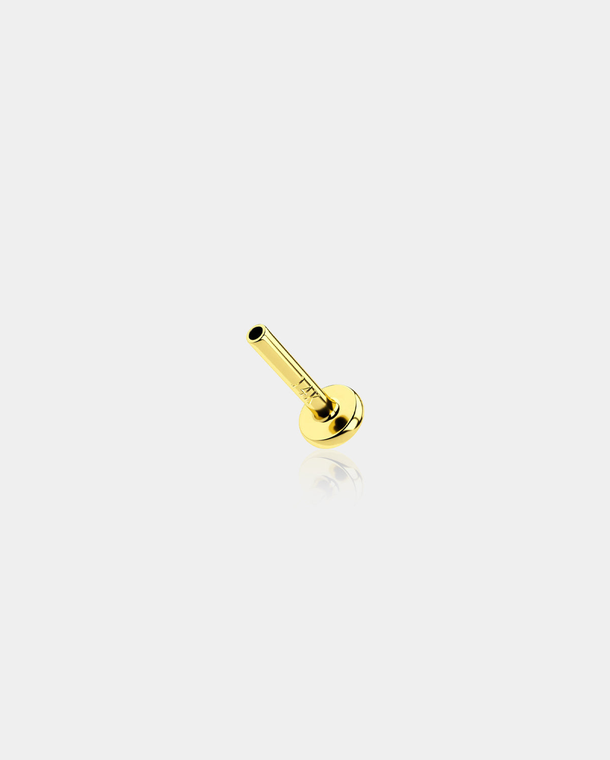 14K Gold Flat Back Threadless Post