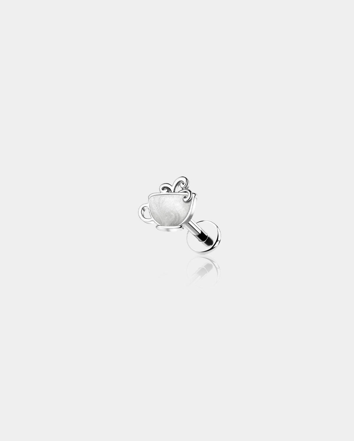 teacup cartilage stud