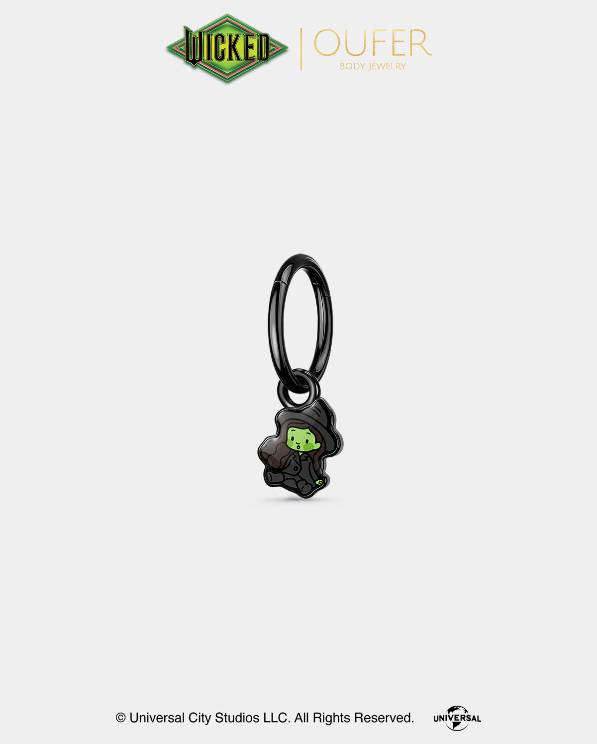 16G de titanio con bisagras segmento aro pendientes anillo de la nariz