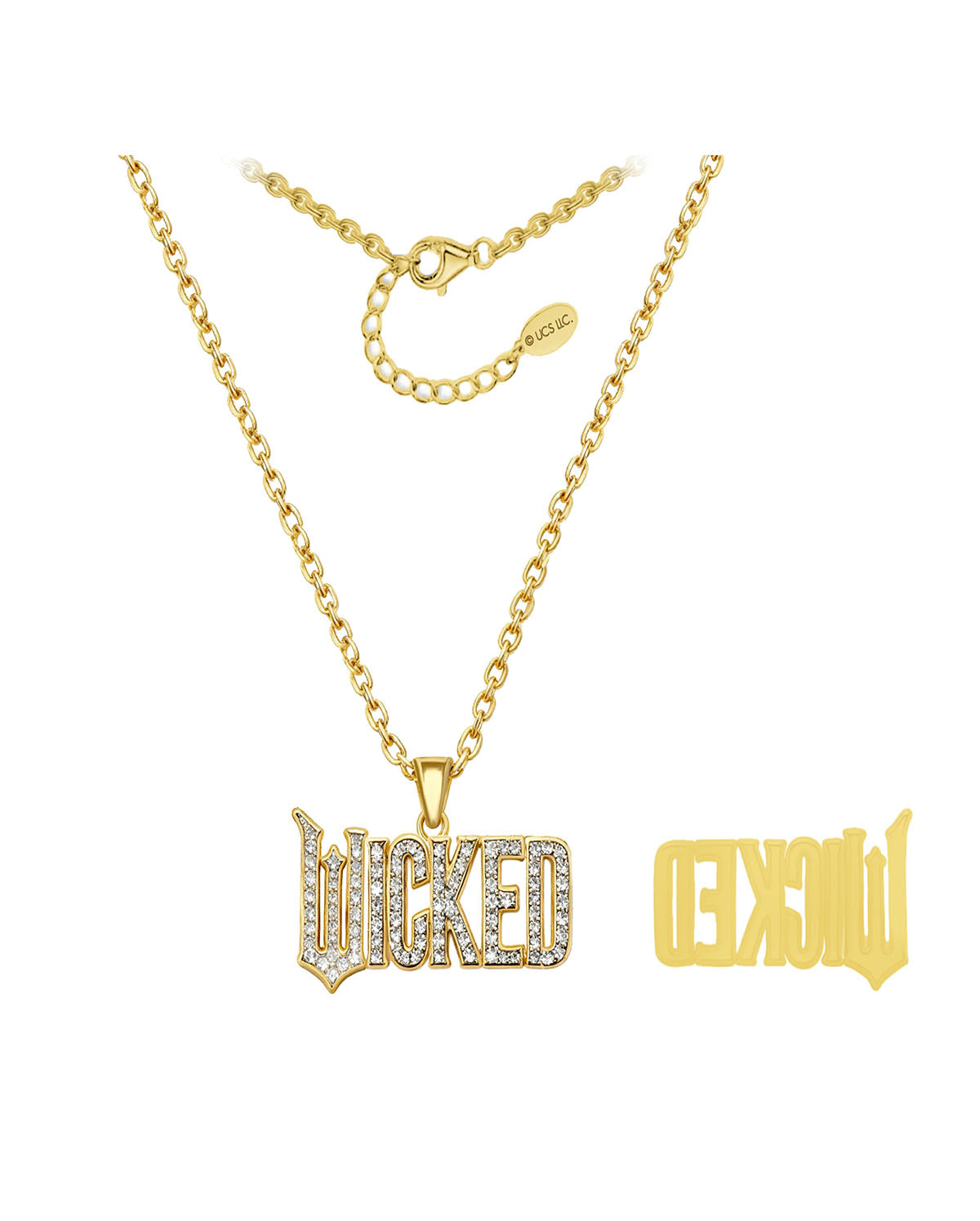 WICKED X OUFER "WICKED" Letter CZ Necklace
