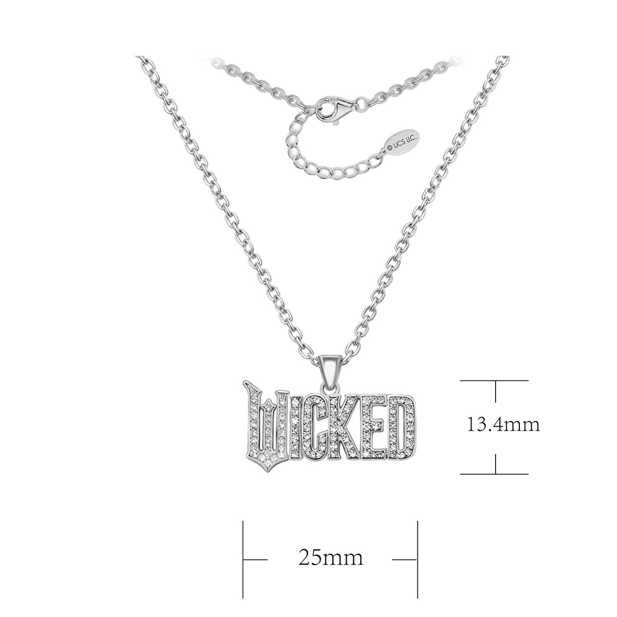 WICKED X OUFER "WICKED" Letter CZ Necklace