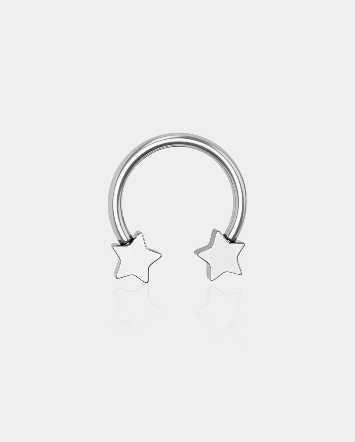 3D Star Horseshoe Septum Ring