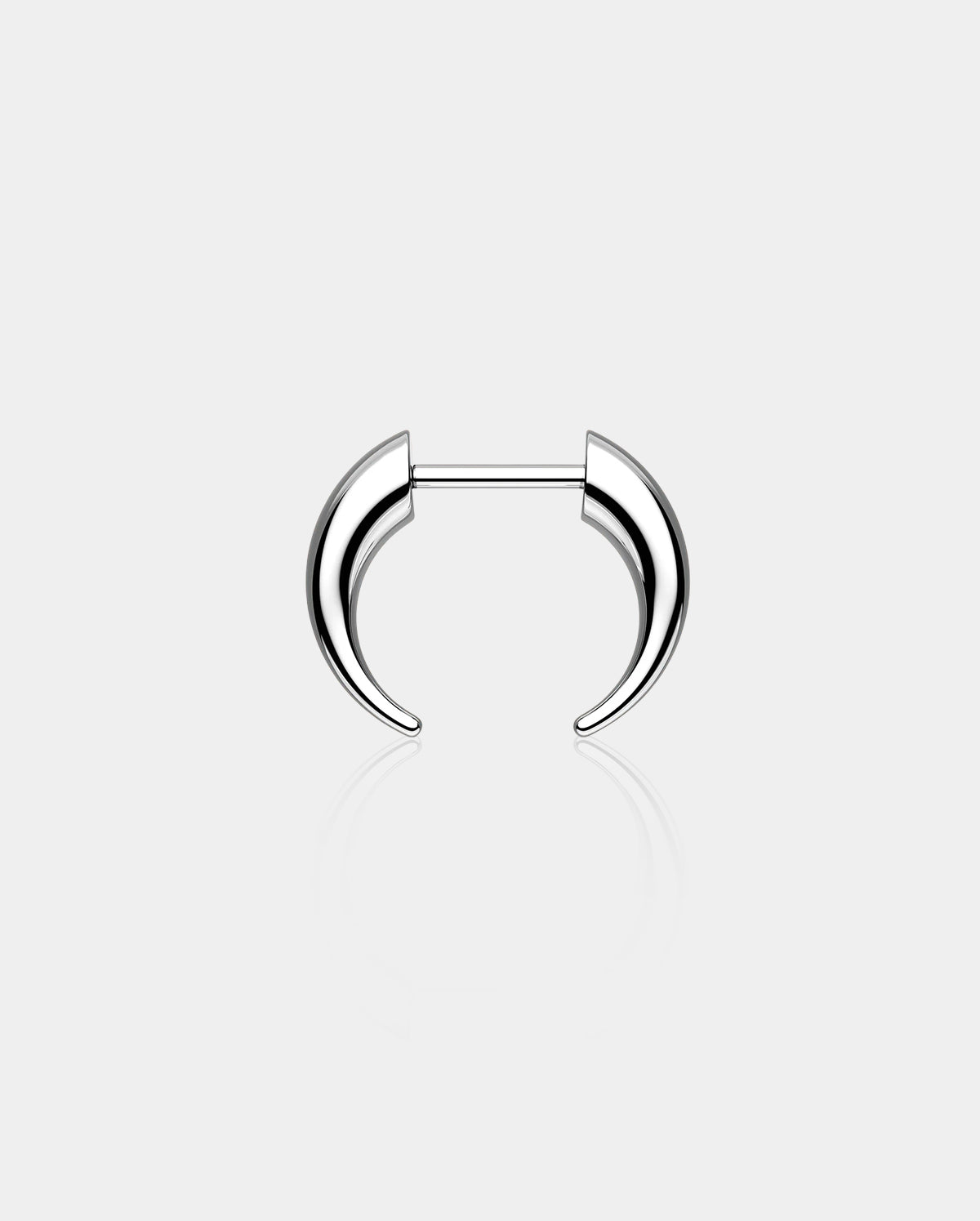 Tribal Fake Gauge Horn Threadless Septum Ring