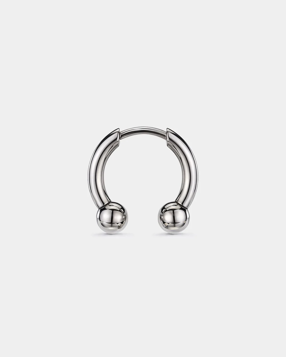 Tribal Fake Gauge Titanium Threadless Septum Ring