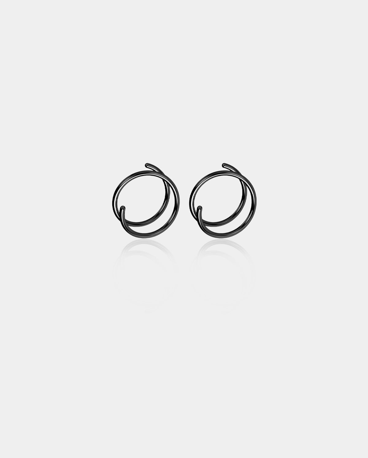 2PCS Titanium Spiral Nose Rings