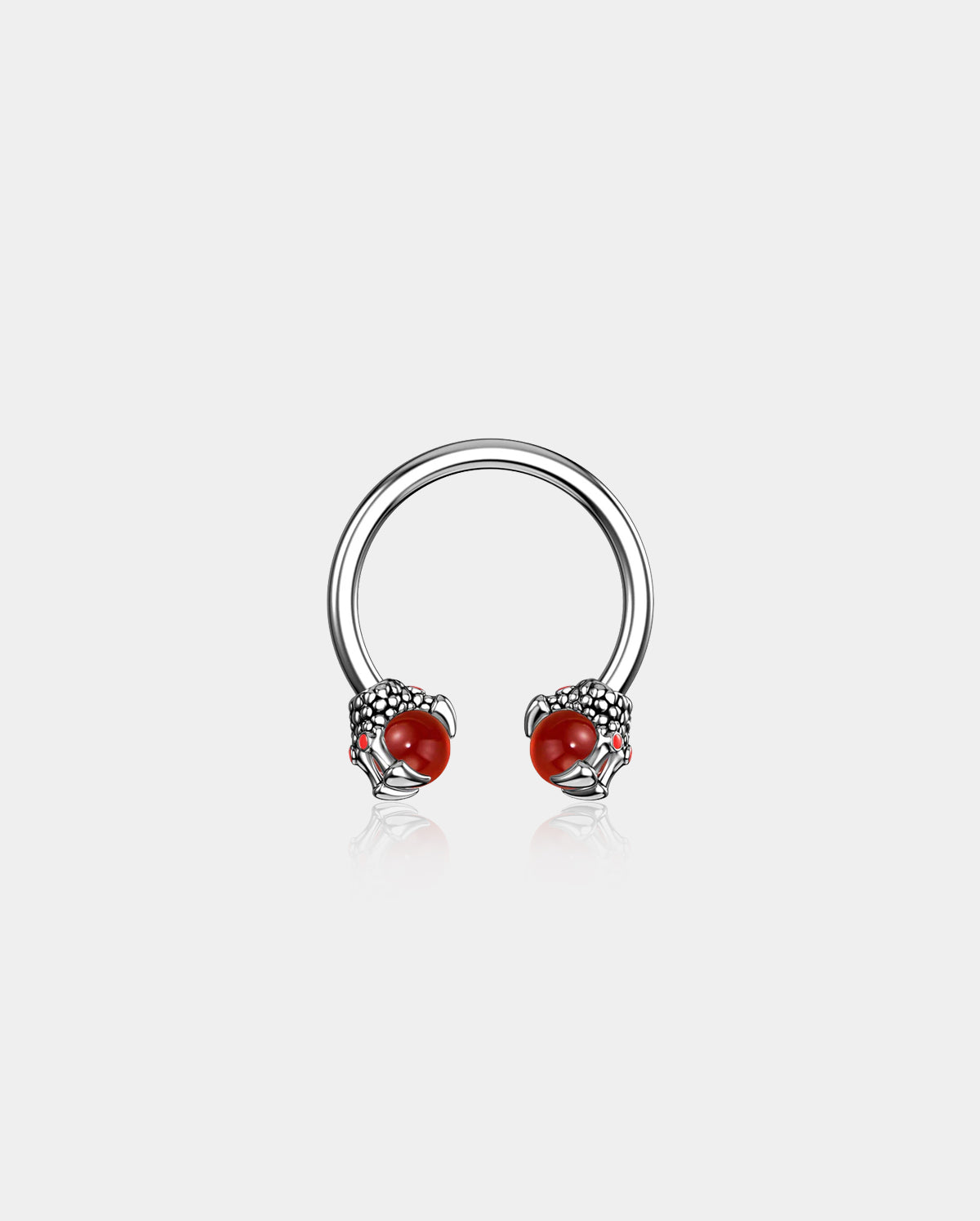 Stone Dragon Claw Septum Daith Ring