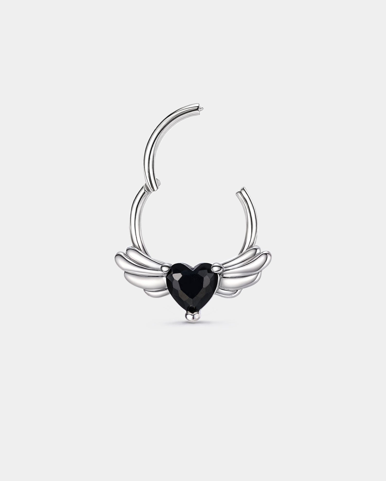 hinged clicker heart septum ring