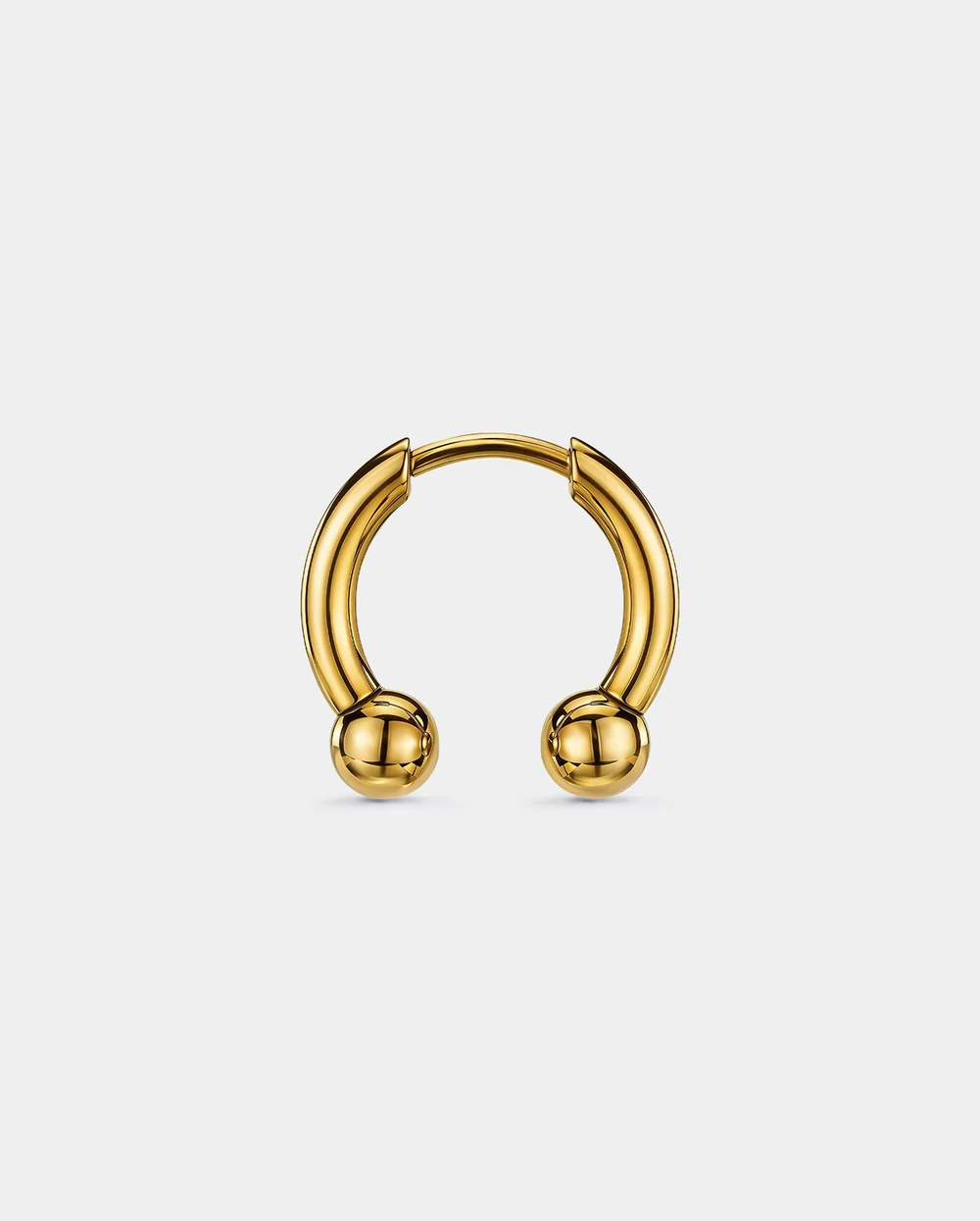 Tribal Fake Gauge Titanium Threadless Septum Ring
