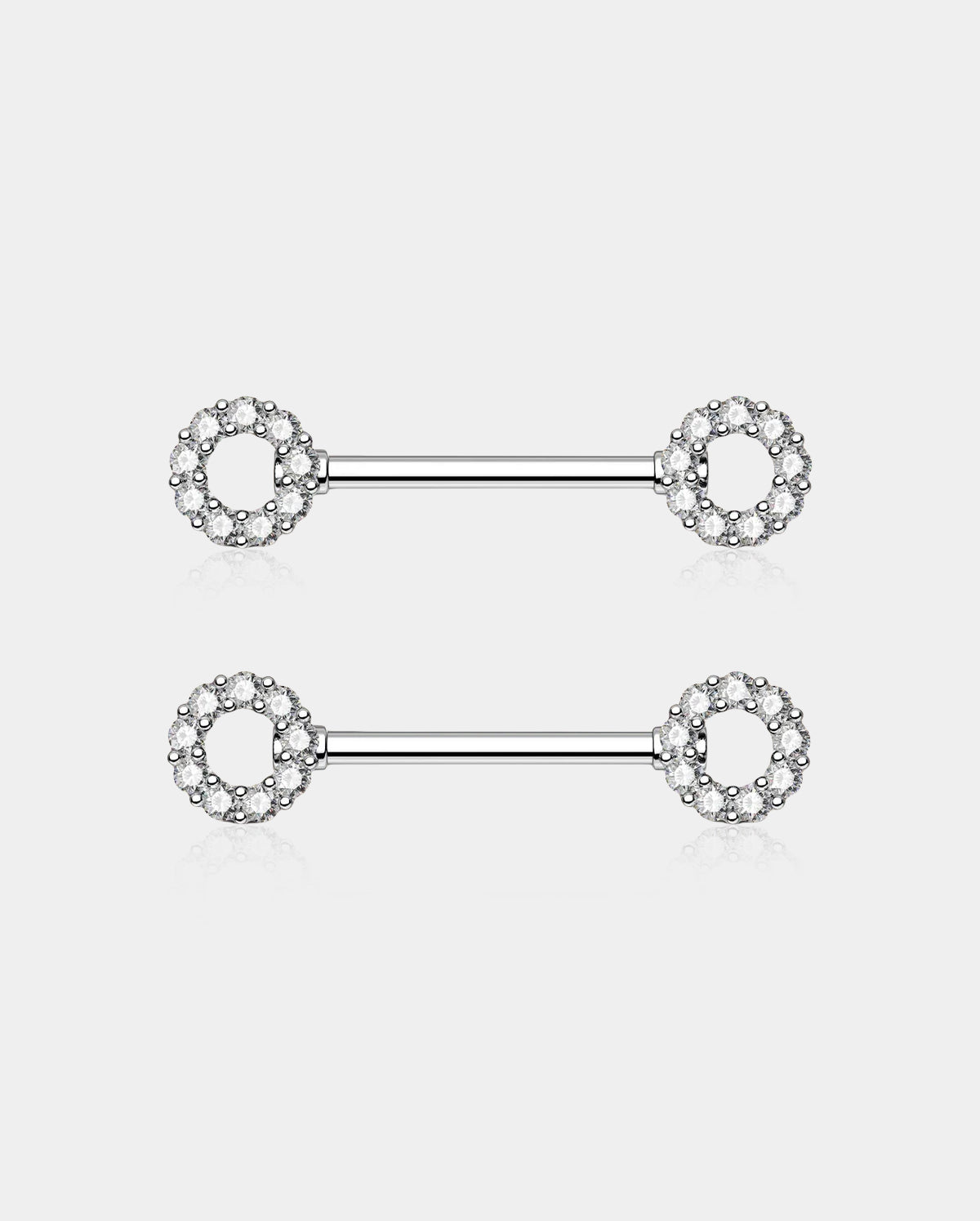 oufer circle nipple rings