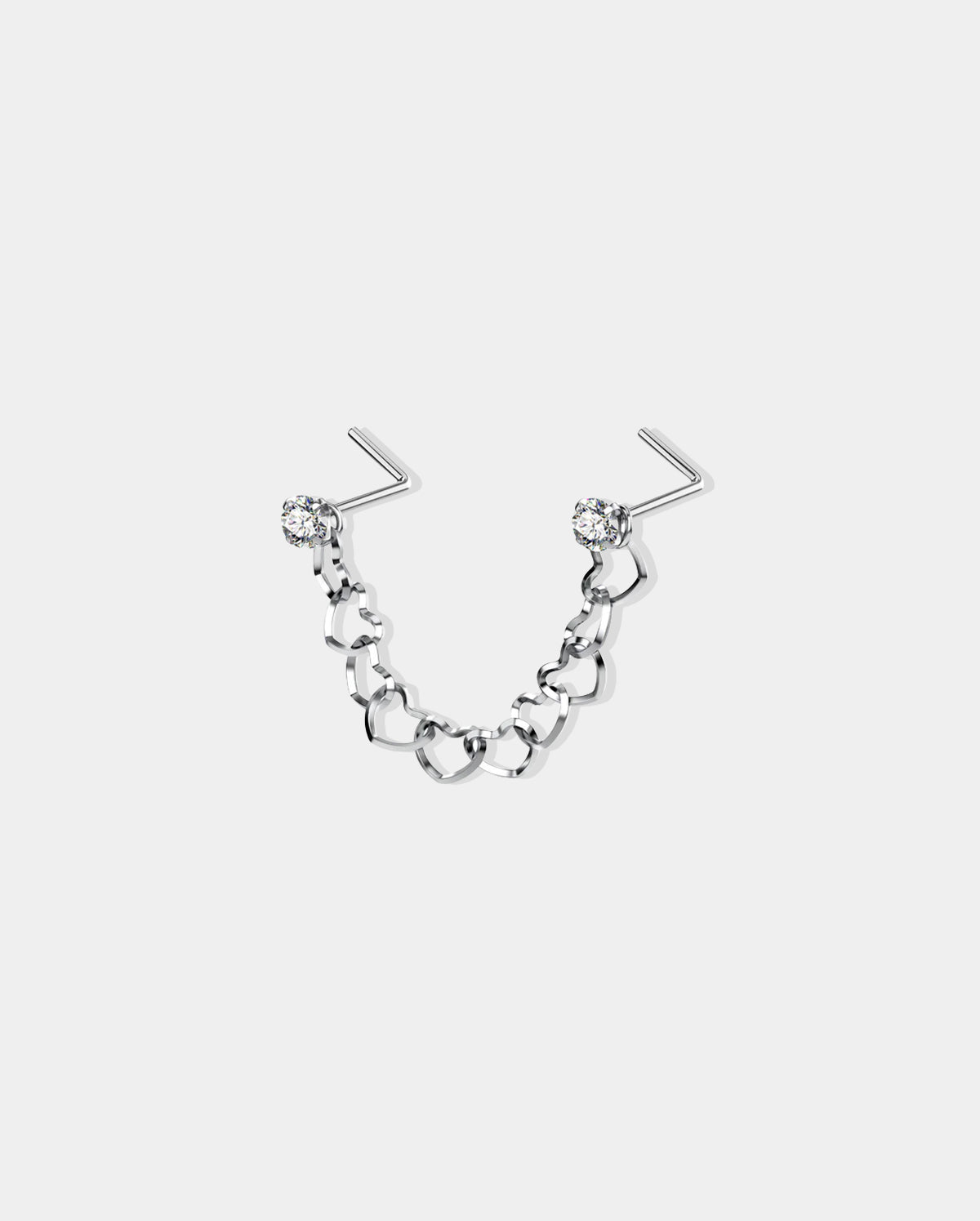 oufer nostril piercing chain