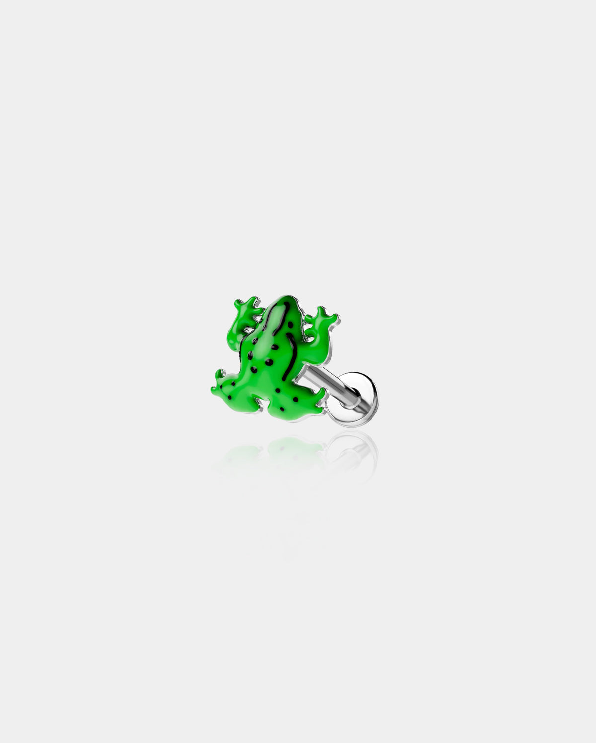 Frog Internally Threaded Labret Stud