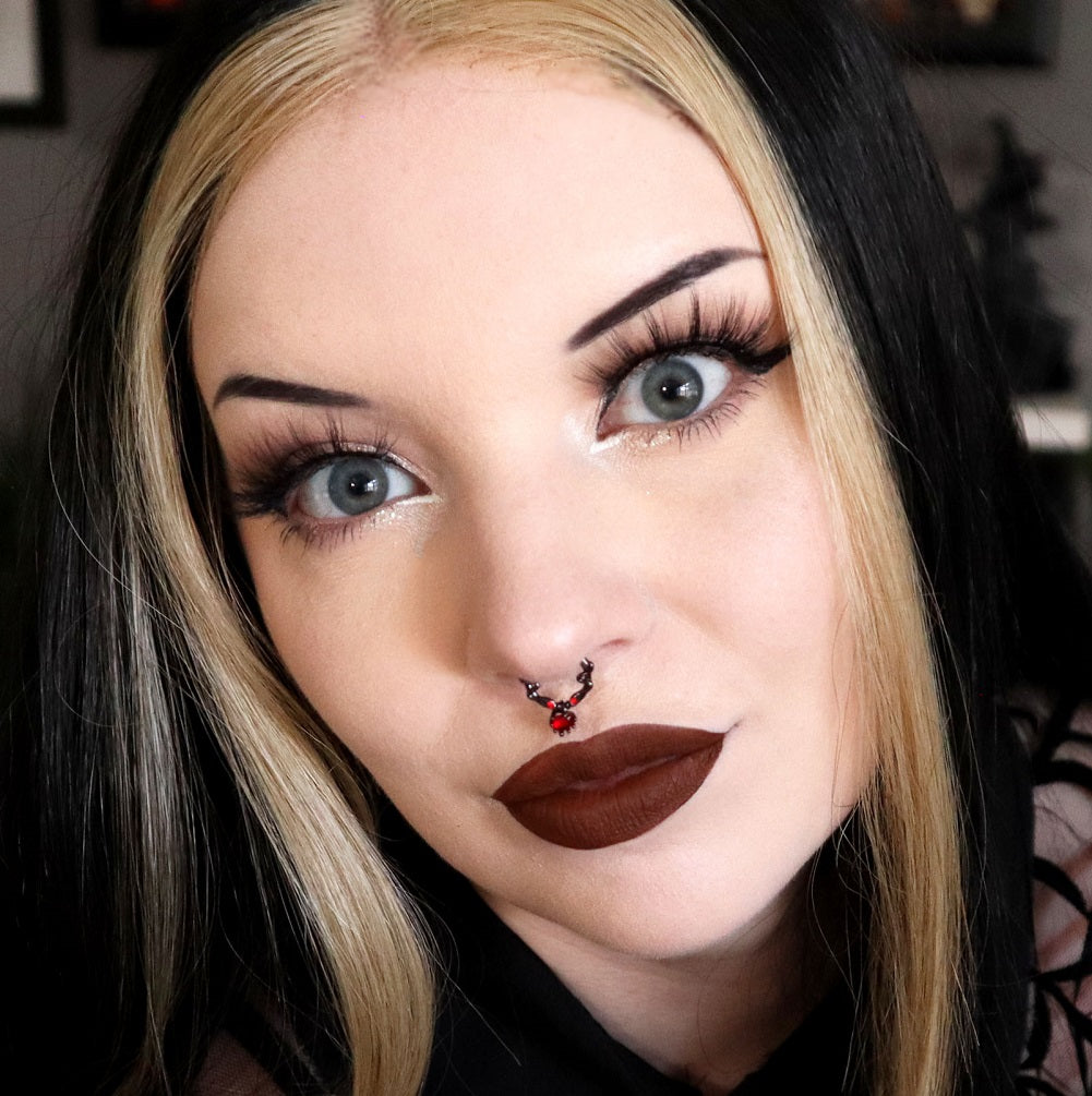 Entwined Snakes Dangle Segment Septum Ring