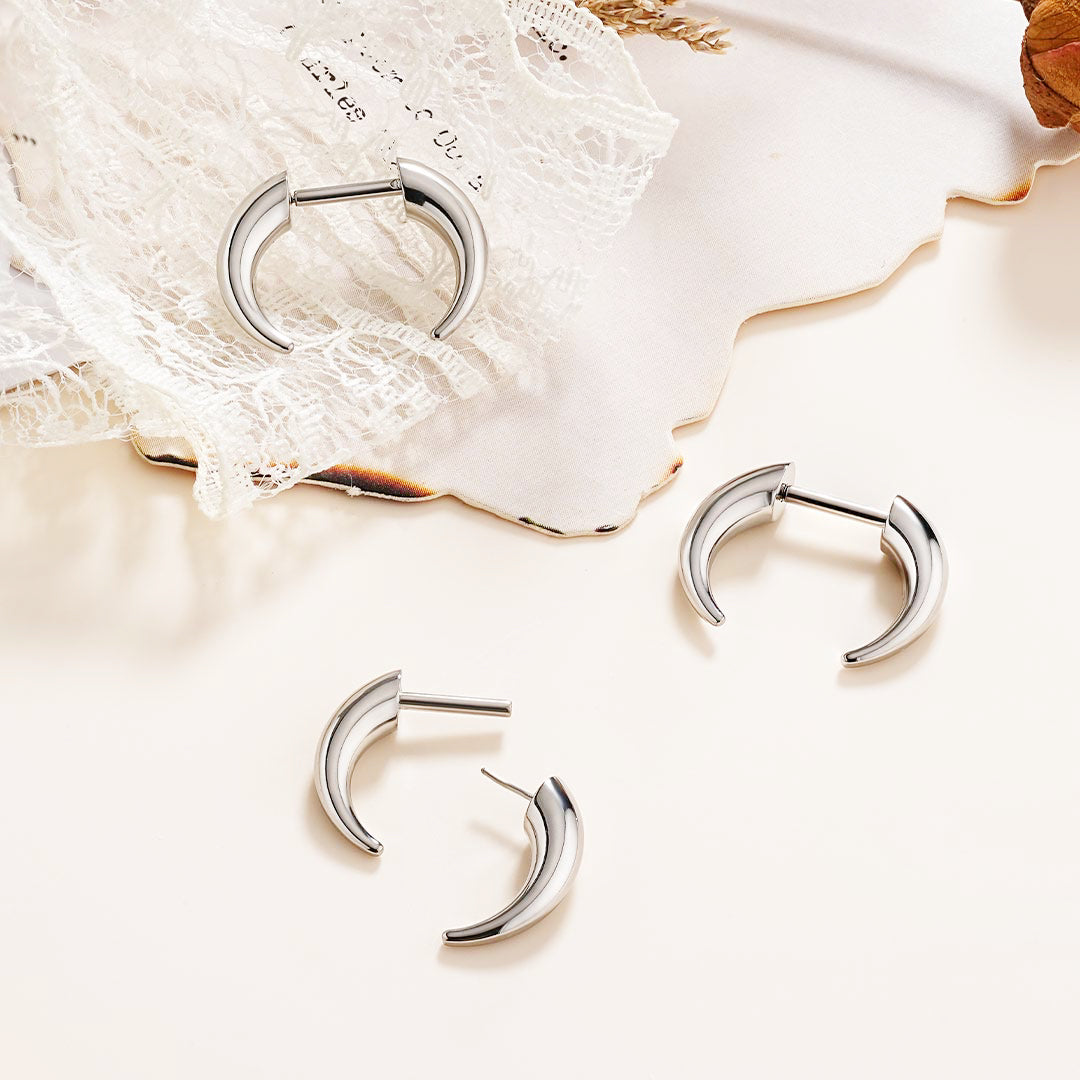 Tribal Fake Gauge Horn Threadless Septum Ring
