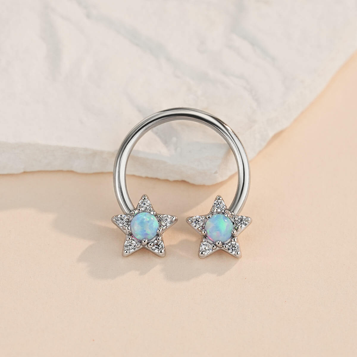 oufer star septum ring