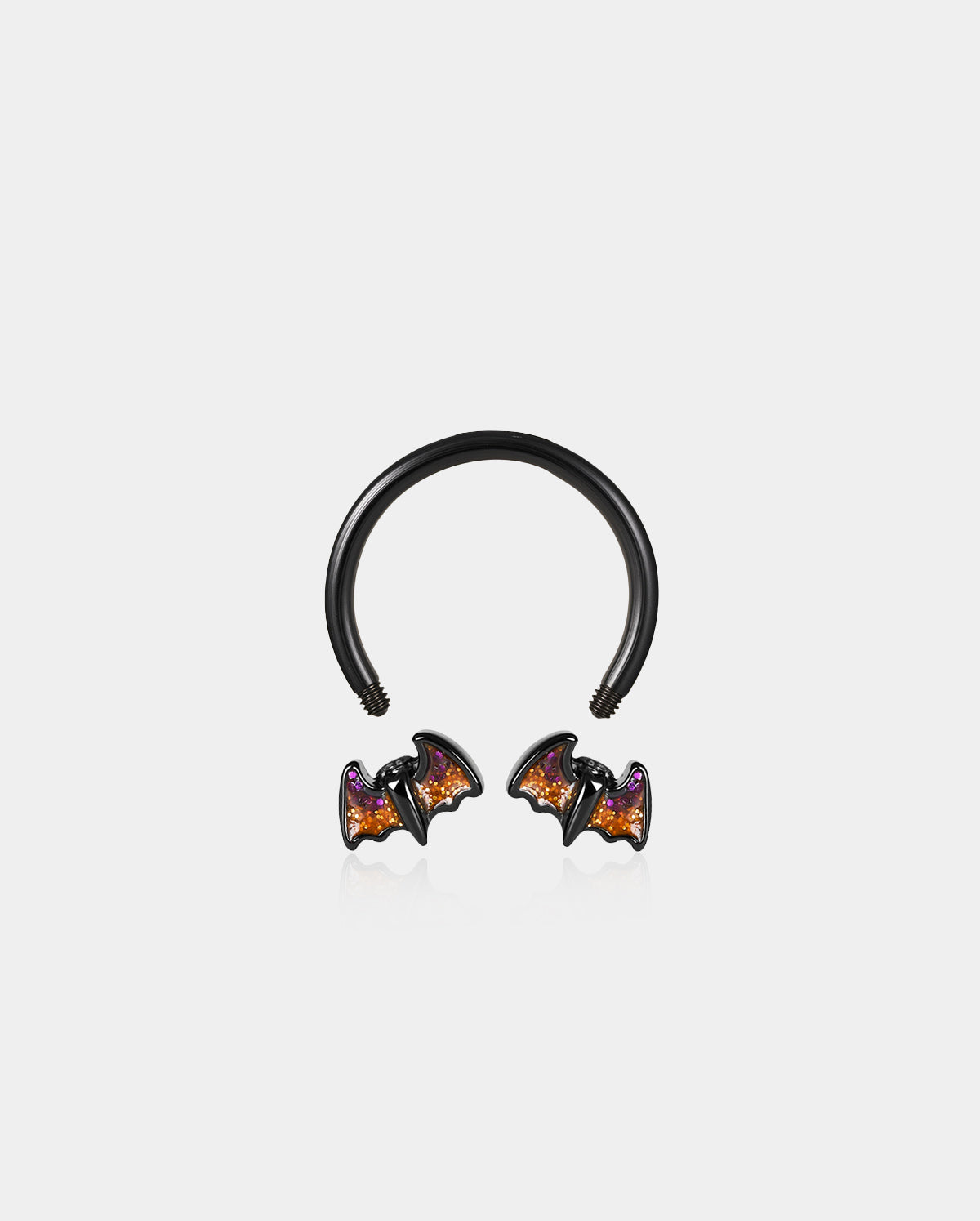 Glitter Bat CBR Daith Septum Ring
