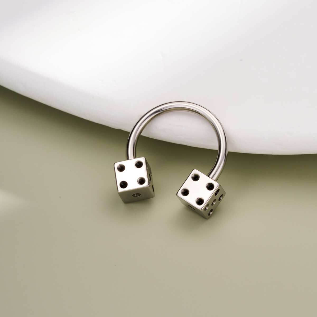 Dice Internally Threaded Septum Ring