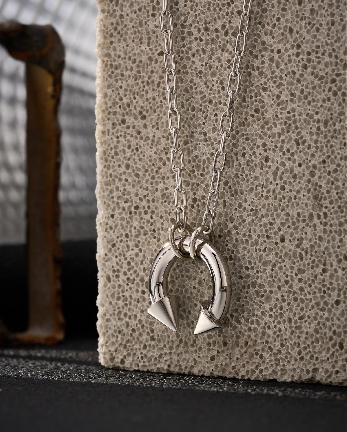 Spike CBR Pendant Necklace