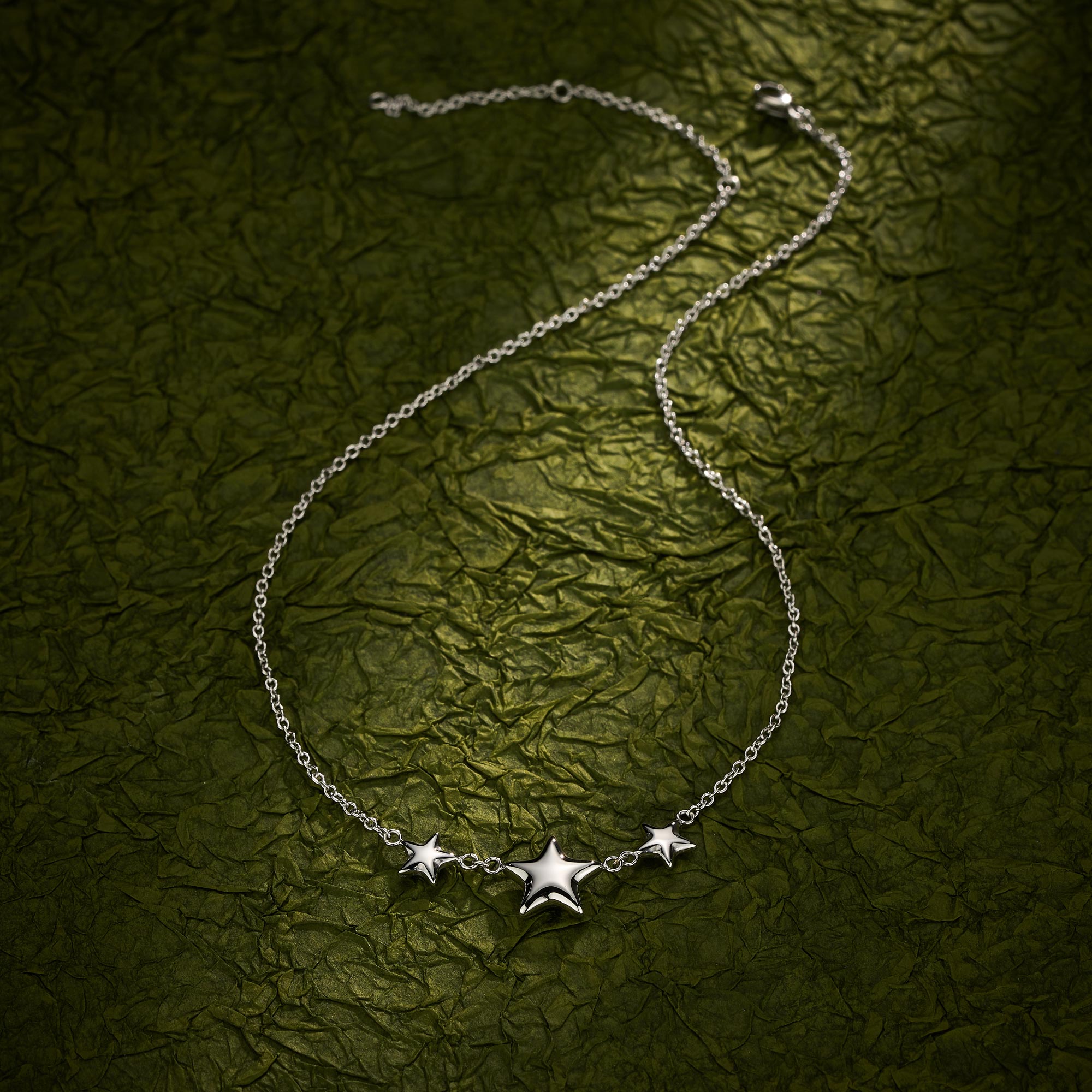 Bubble Chunky Stars Necklace