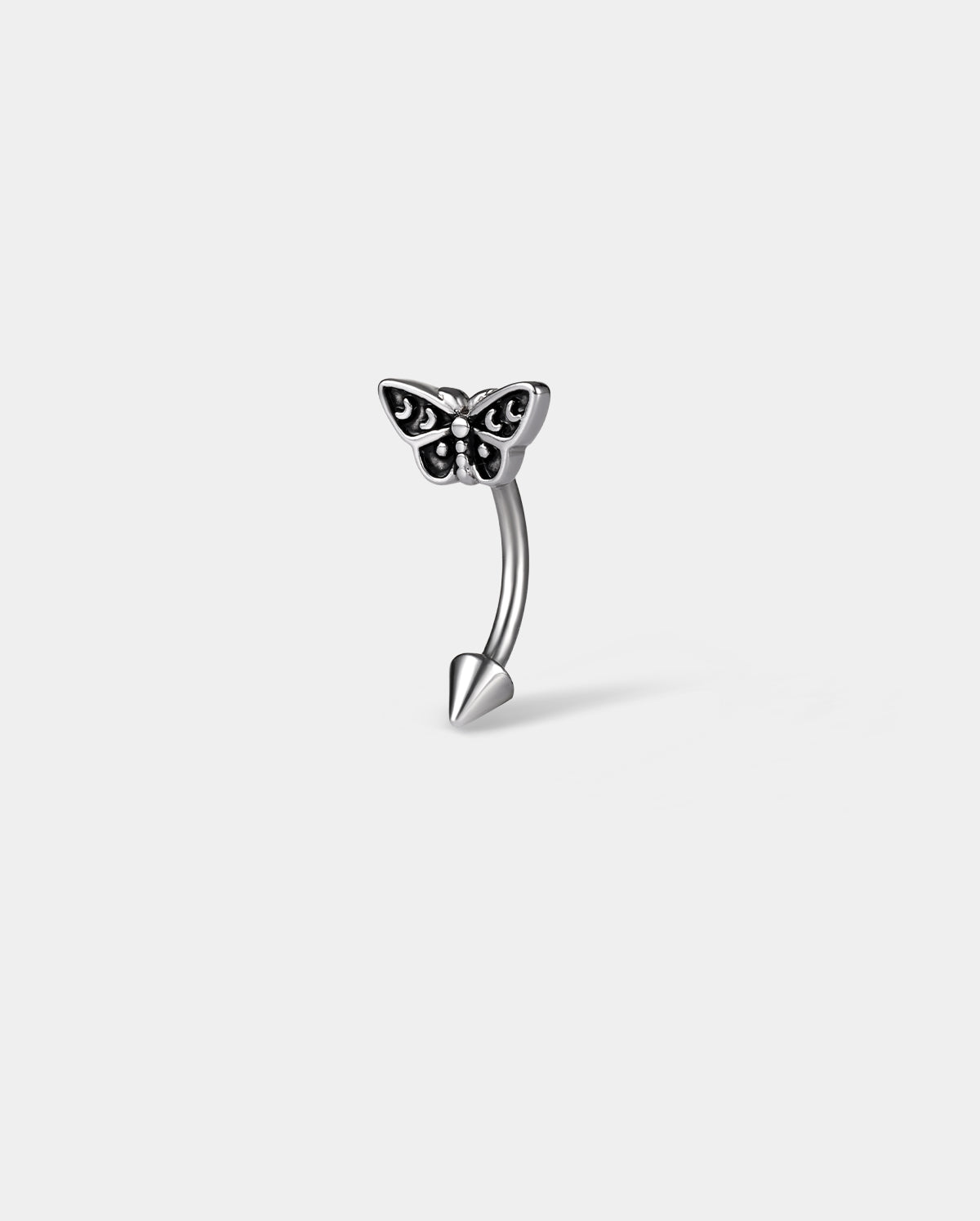 Moon Moth Rook Eyebrow Piercing