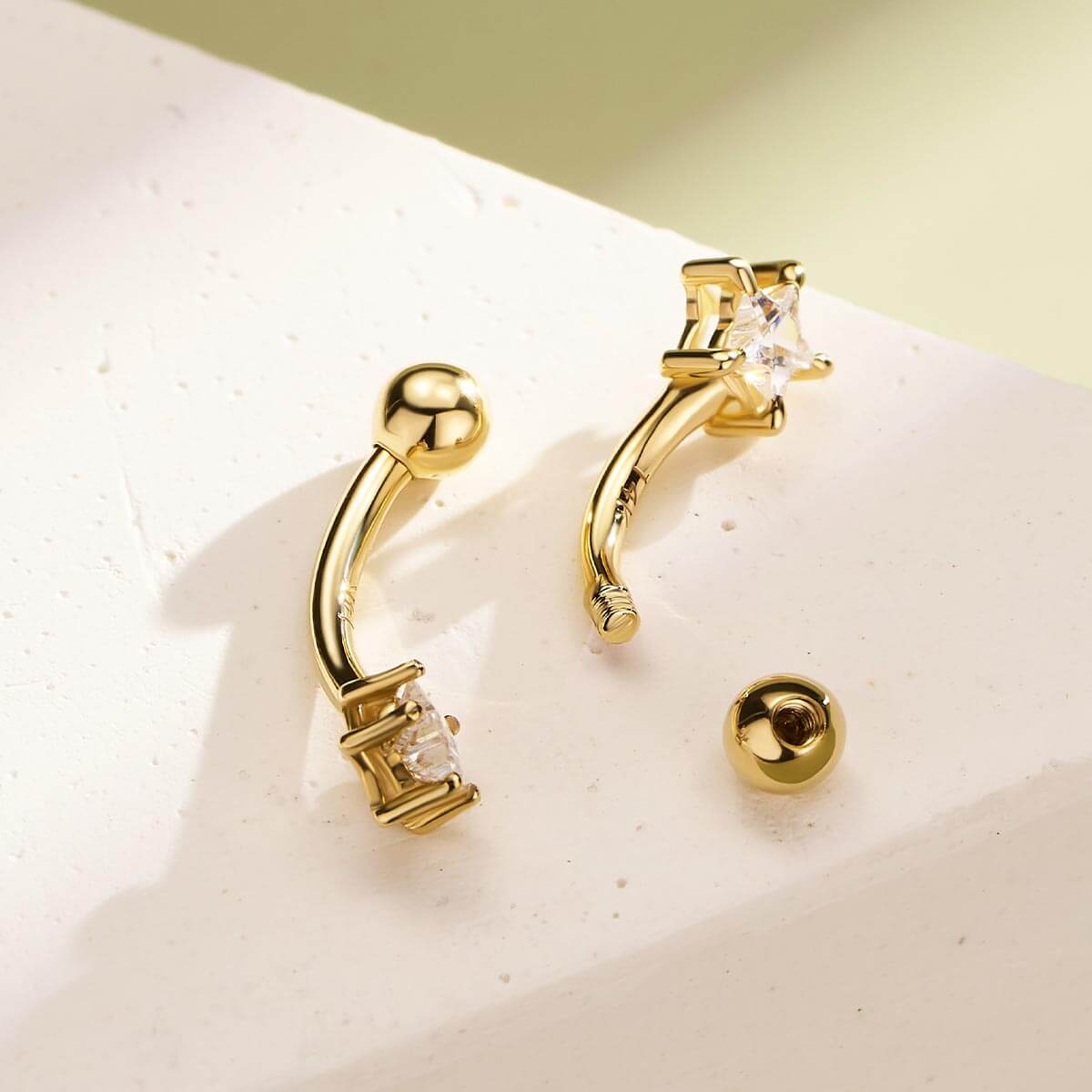 star piercing ring