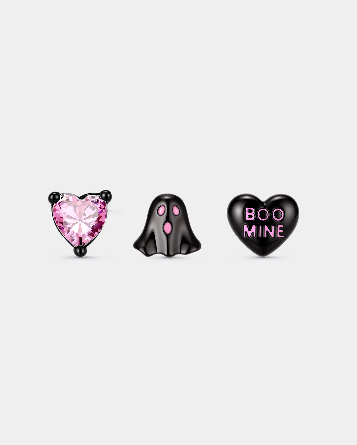 16G ataúd negro labio anillo 8mm labio Stud