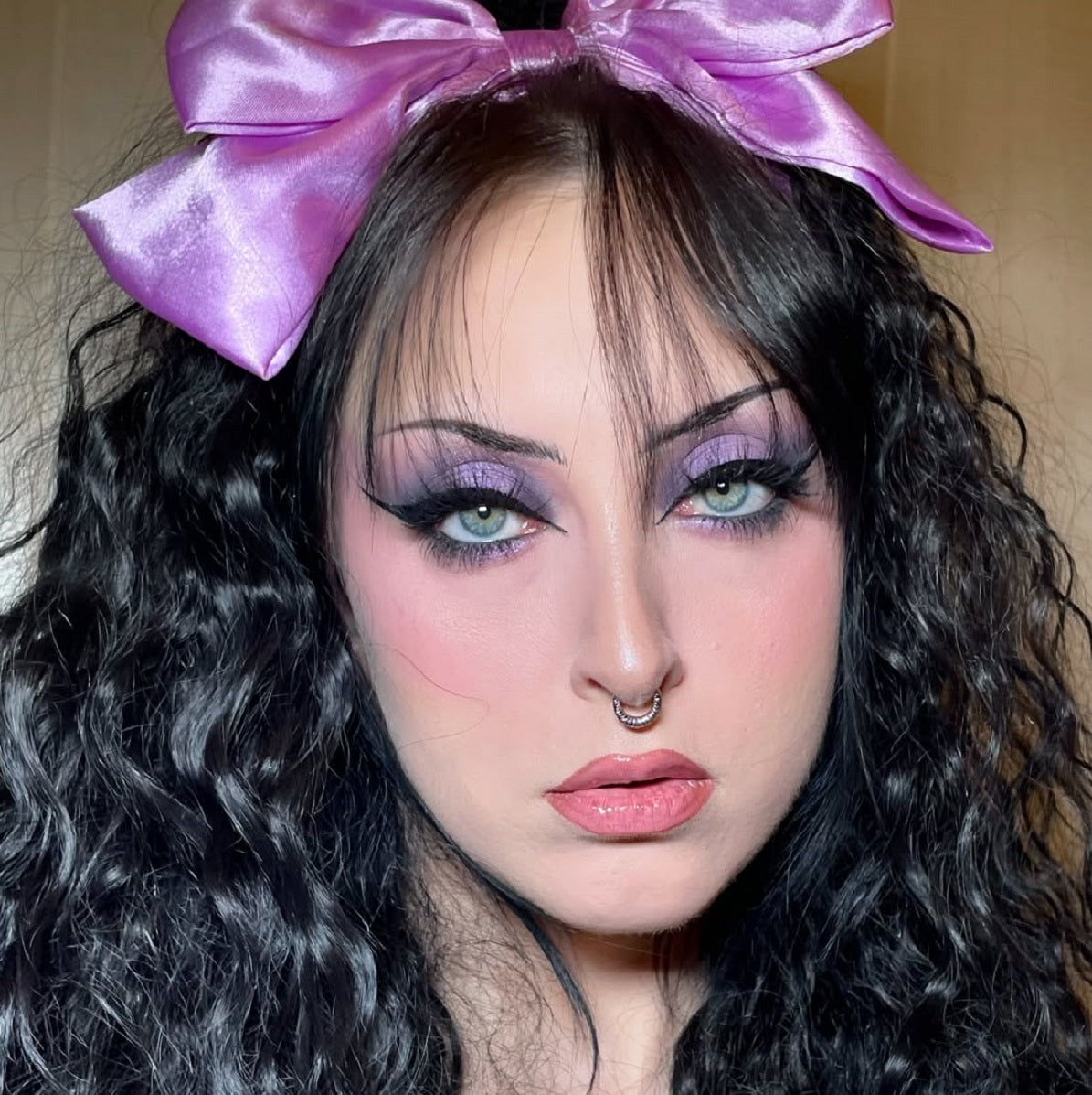 Zebra Stripes Segment Septum Ring