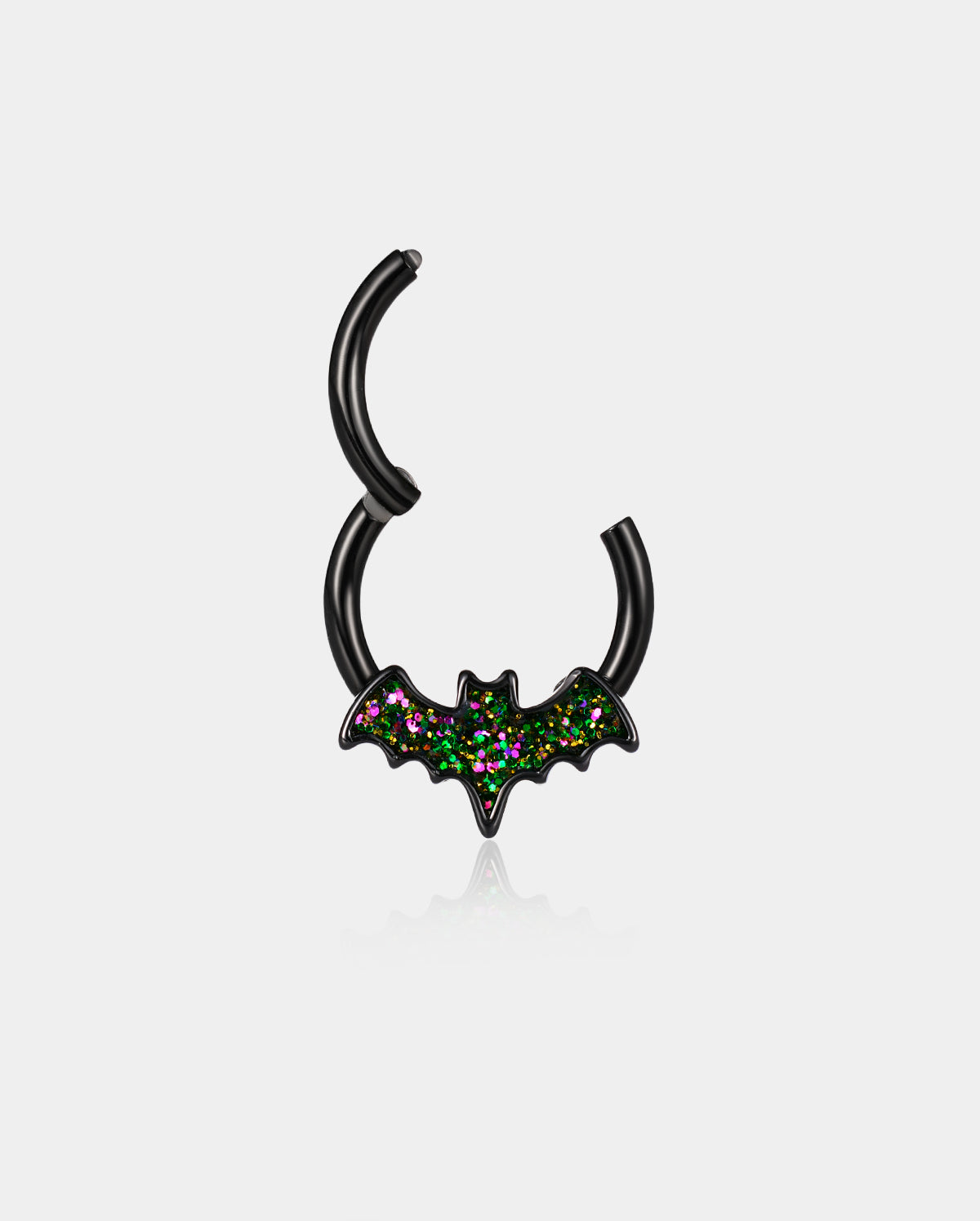 Glitter Bat Daith Septum Ring