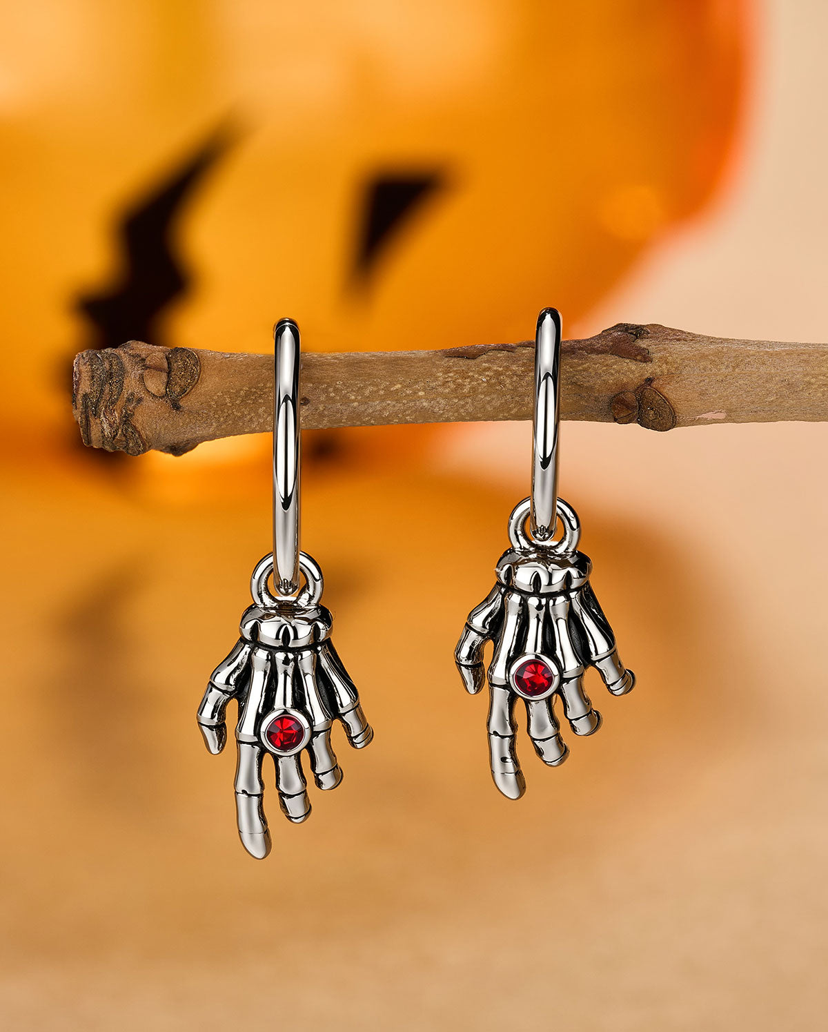 16G Coffin Black Lip Ring 8mm Lip Stud