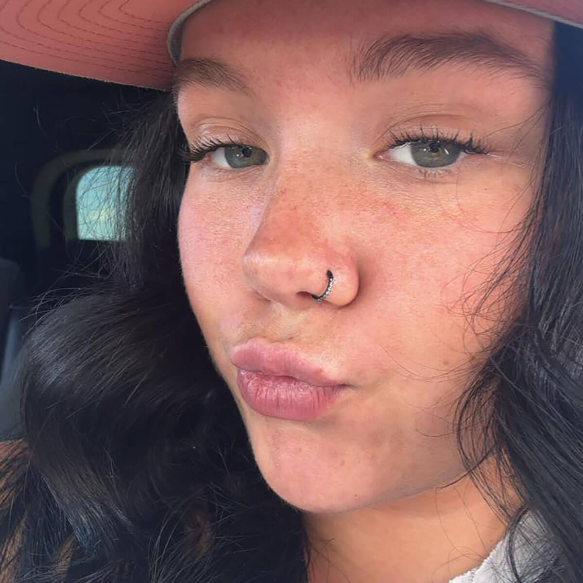 CZ Hinged Segment Nose Ring